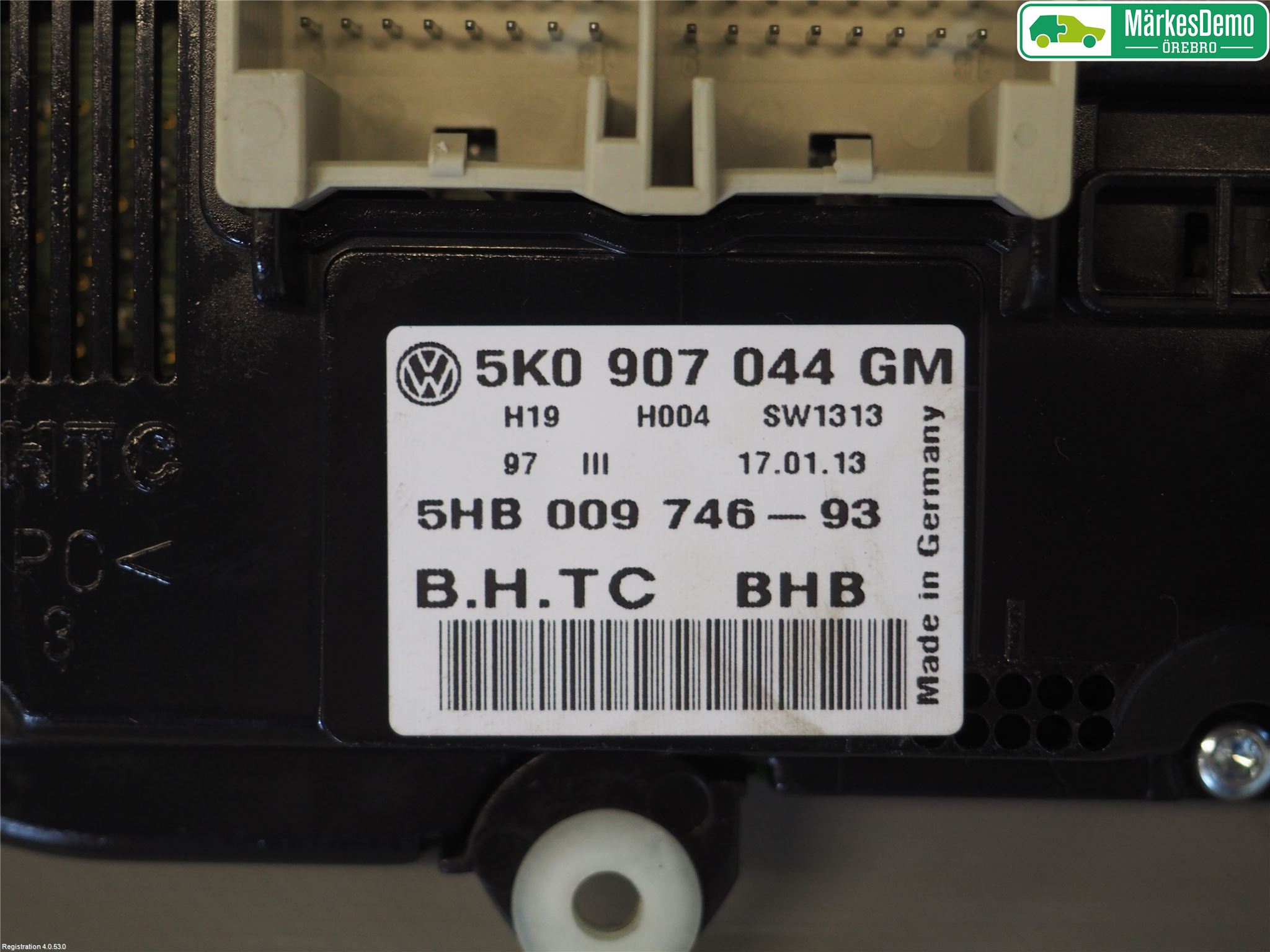Volkswagen VW TIGUAN 07-16 Varme Ac Betjening-Display