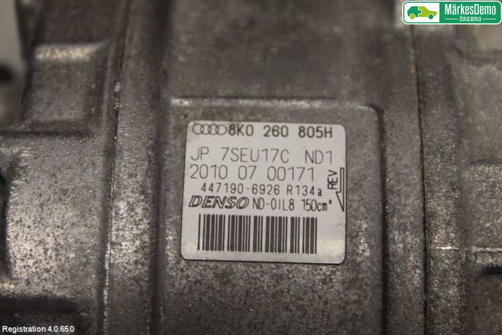 Audi A5 07-16 Varme Ac Kompressor