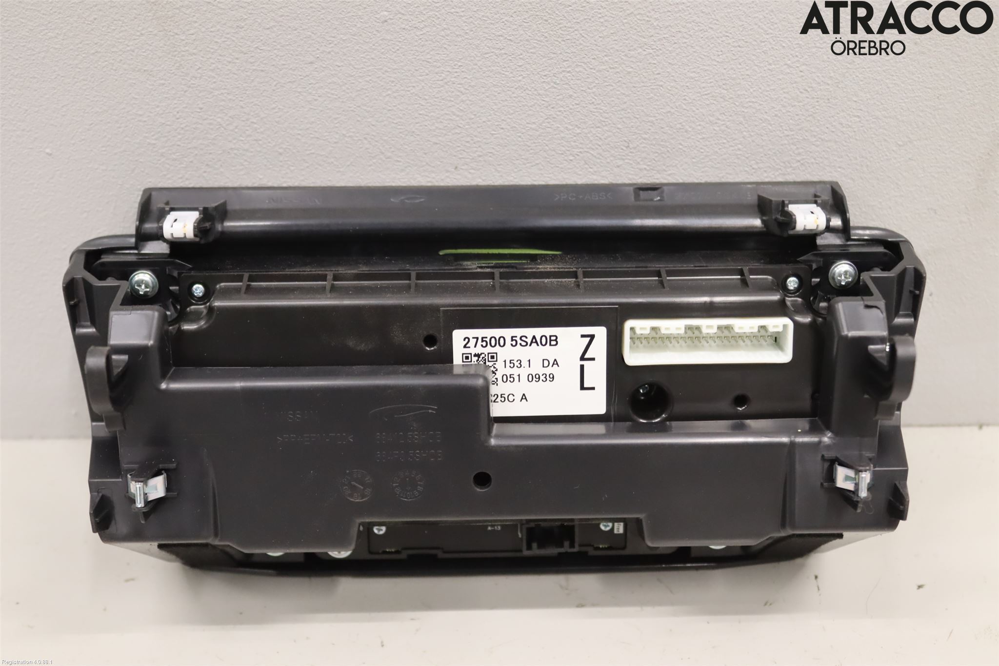 Nissan LEAF 18- Varme Ac Betjening-Display