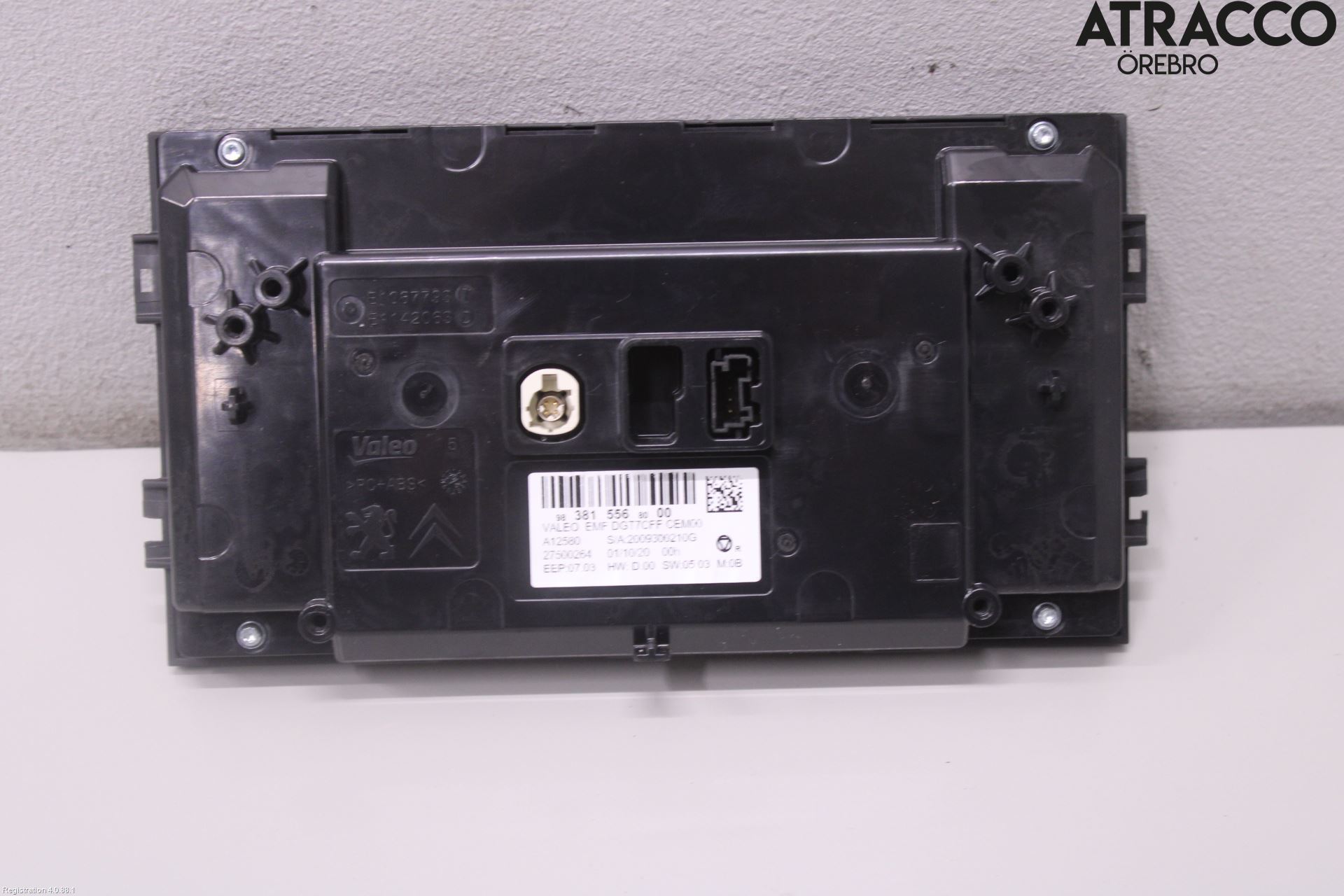 Peugeot 308 14-21 Instr Skjerm Dvd-Gps-Ac-Tlf