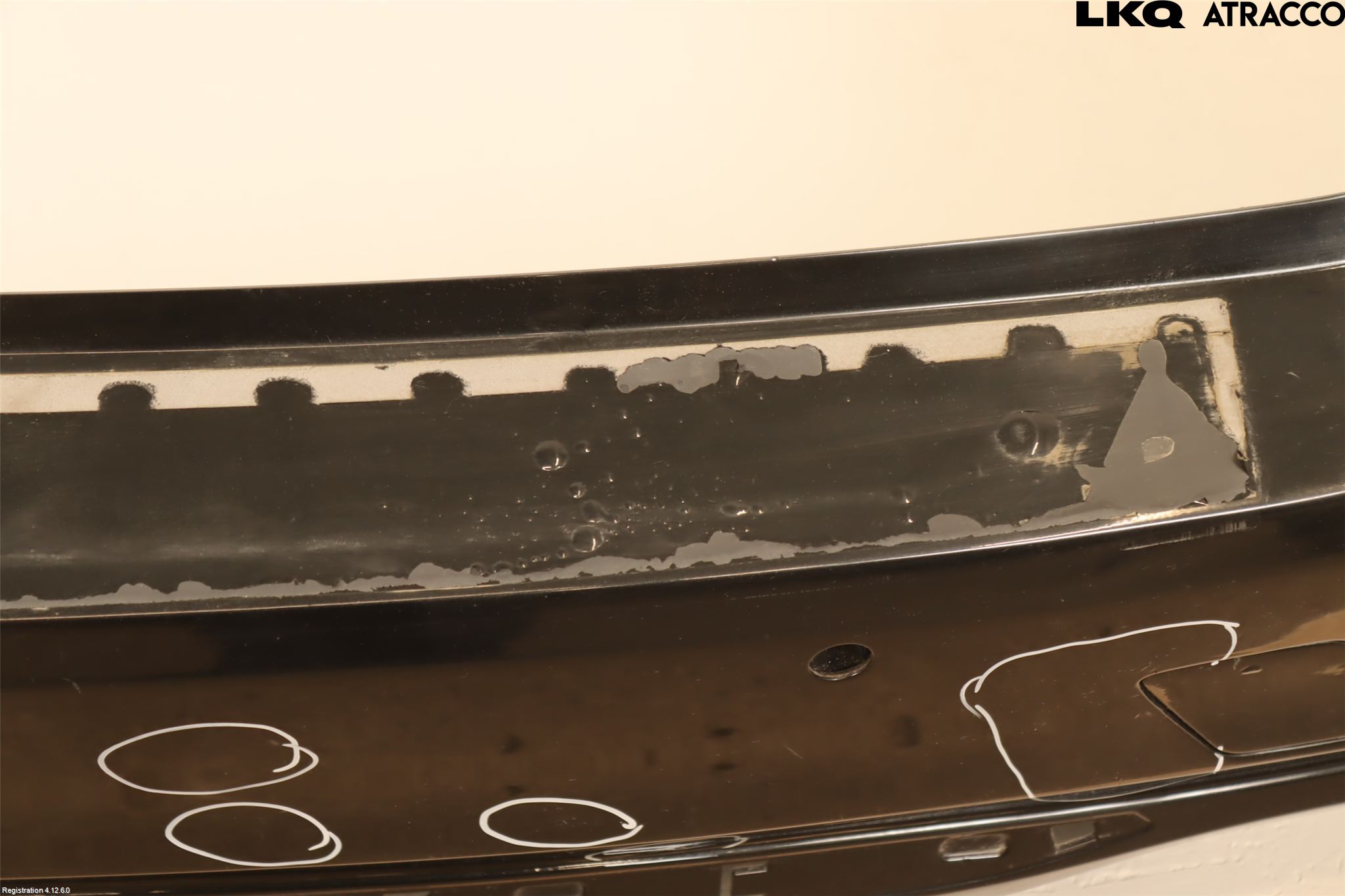 BMW 3 F30/F31/F80 12-19 Støtfanger Bak Overtrekk
