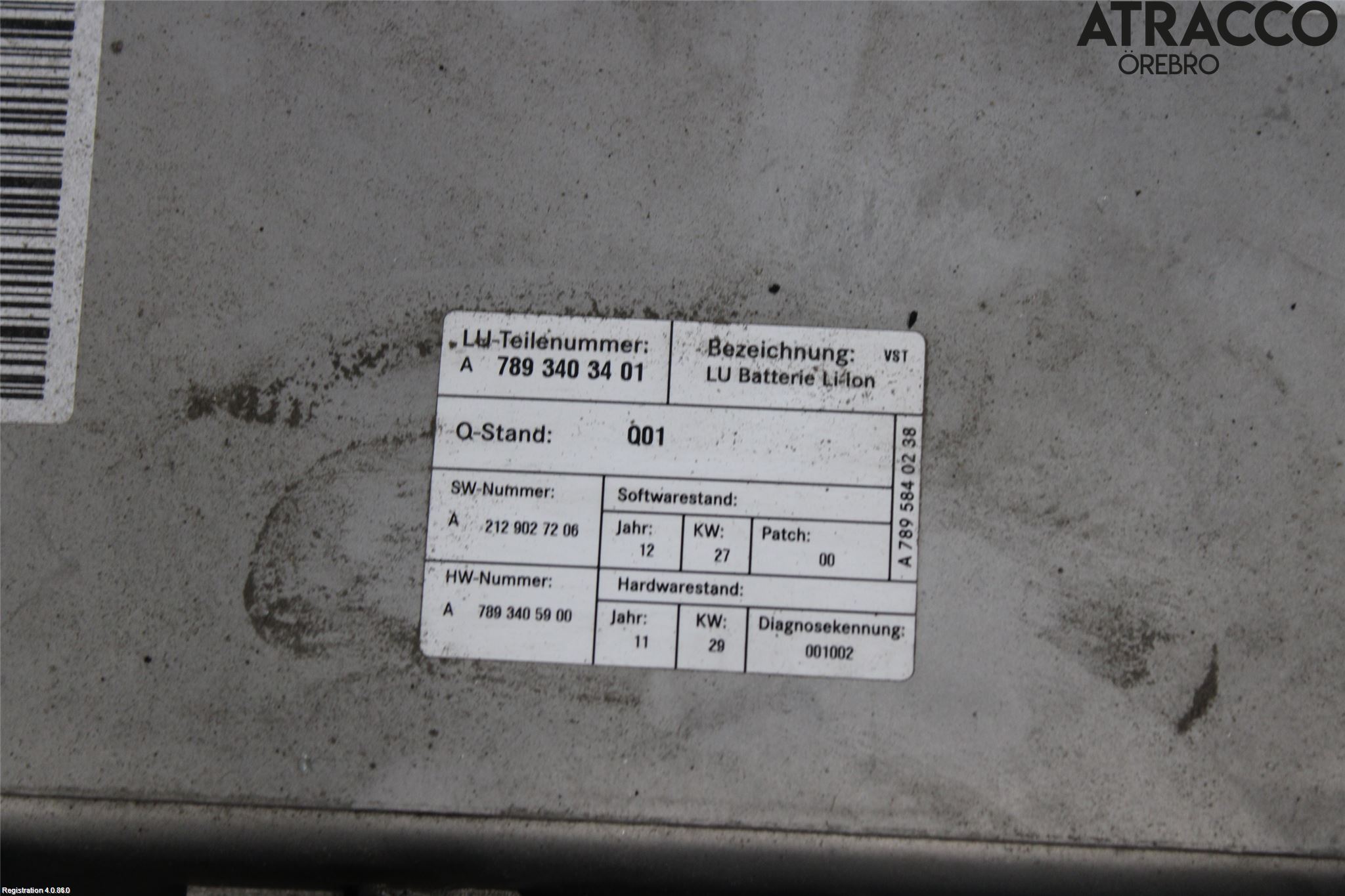 Mercedes-Benz MB E-KLASS (W212) 09-16 Hybrid Batteri
