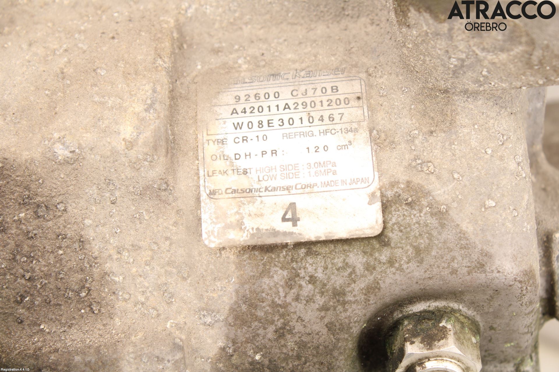 Nissan NOTE E11 06-14 Varme Ac Kompressor