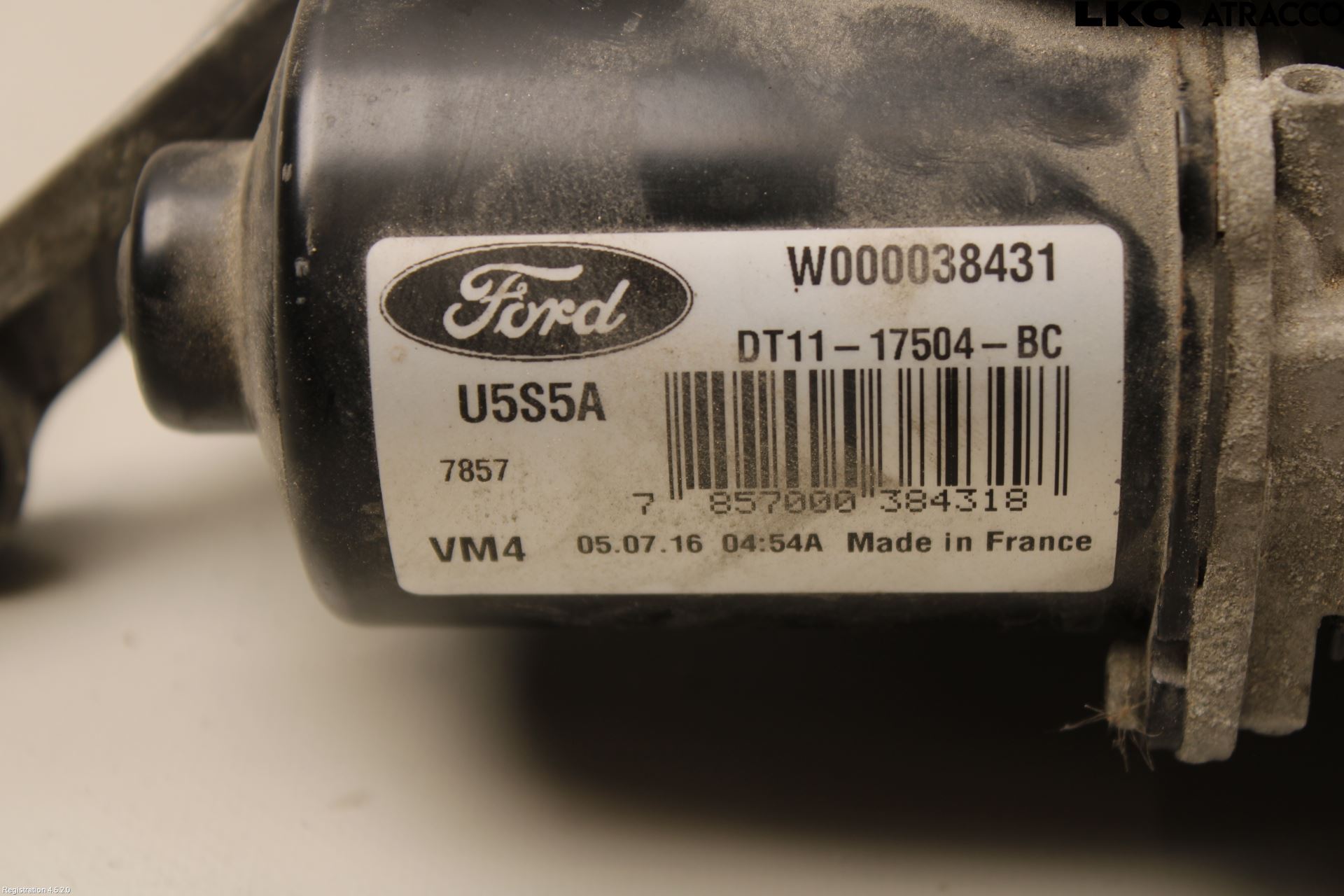 Ford TRANSIT/TOURNEO CONNECT 13-22 Viskermotor Frontrute