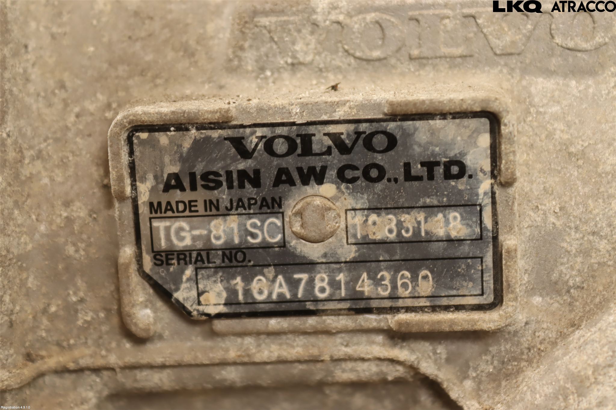 Volvo V70 14-16 Gearkasse Automat
