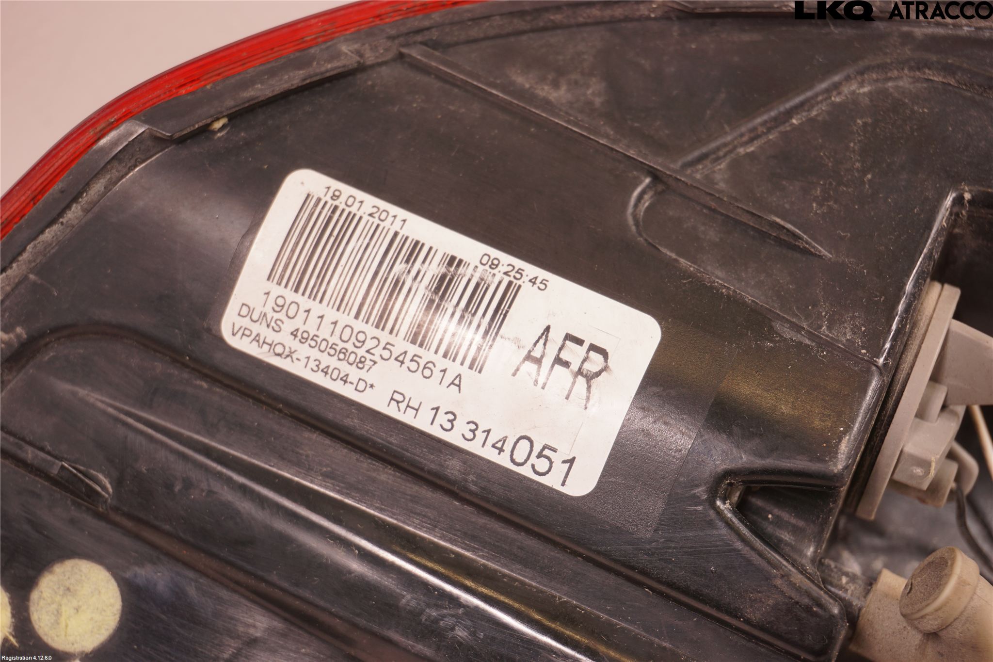 Opel ASTRA J 10-15 Baklykt Høyre