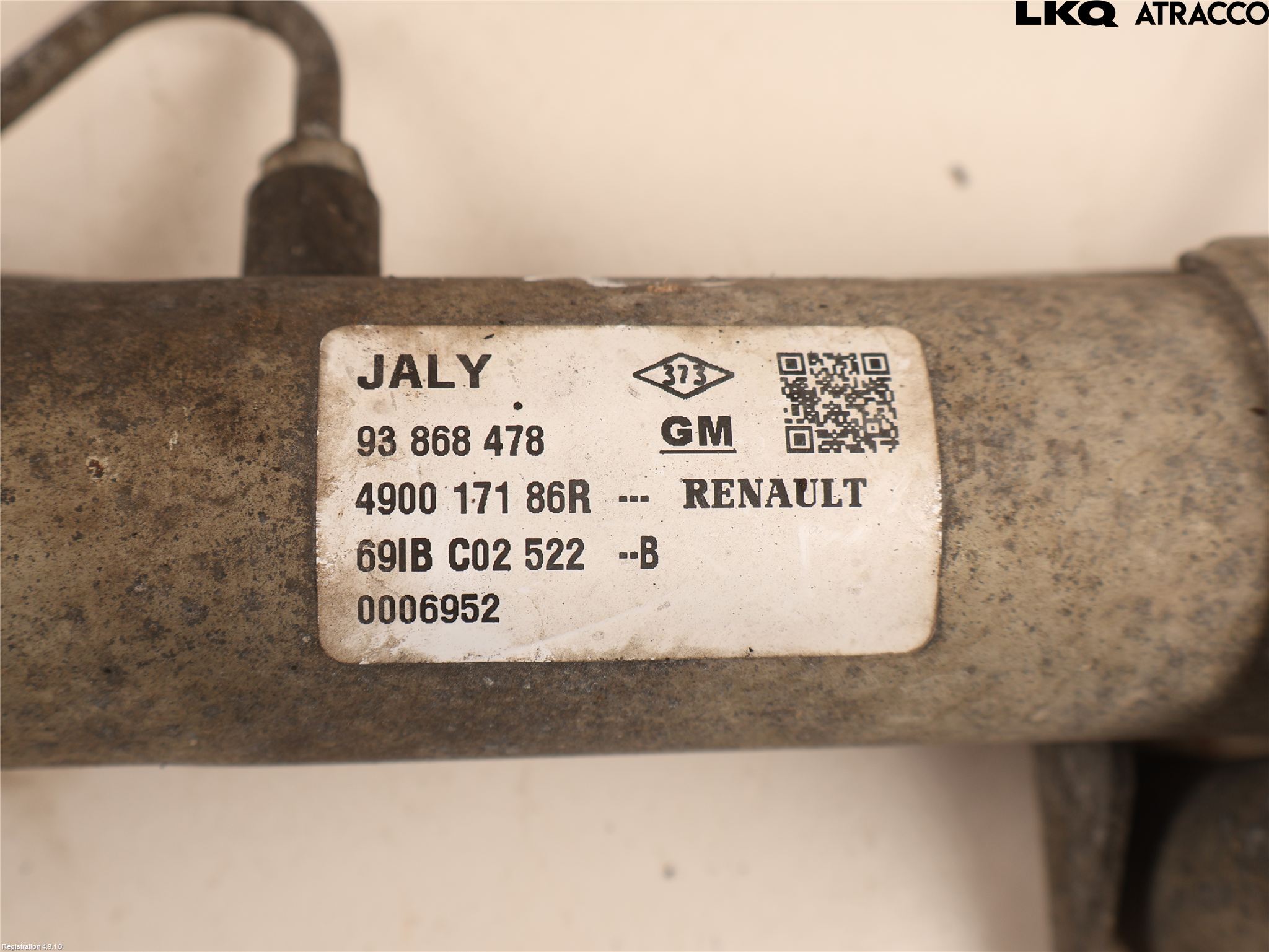 Opel VIVARO 15-19 Servo Snekke - Tannstang