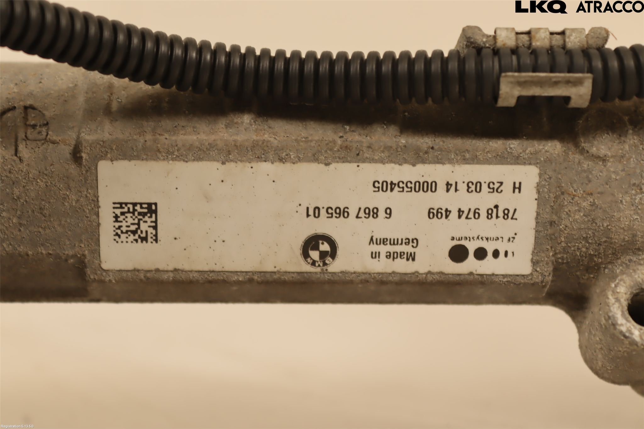 BMW 5 F10/F11/F18 09-17 Styrväxel/Snäcka Elektrisk