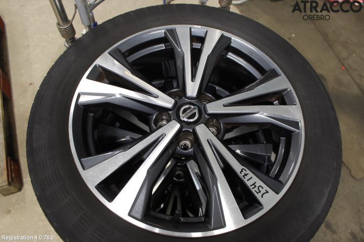 Nissan QASHQAI 17-21 Dekk Sommer På Alu Felg 4Stk