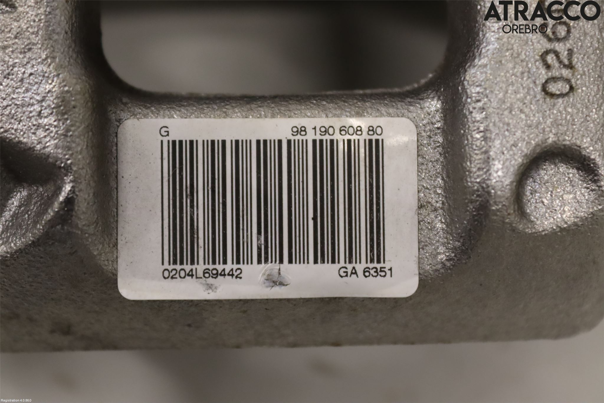 Citroen C5 AIRCROSS 19- Bremsecaliper Bak Venstre