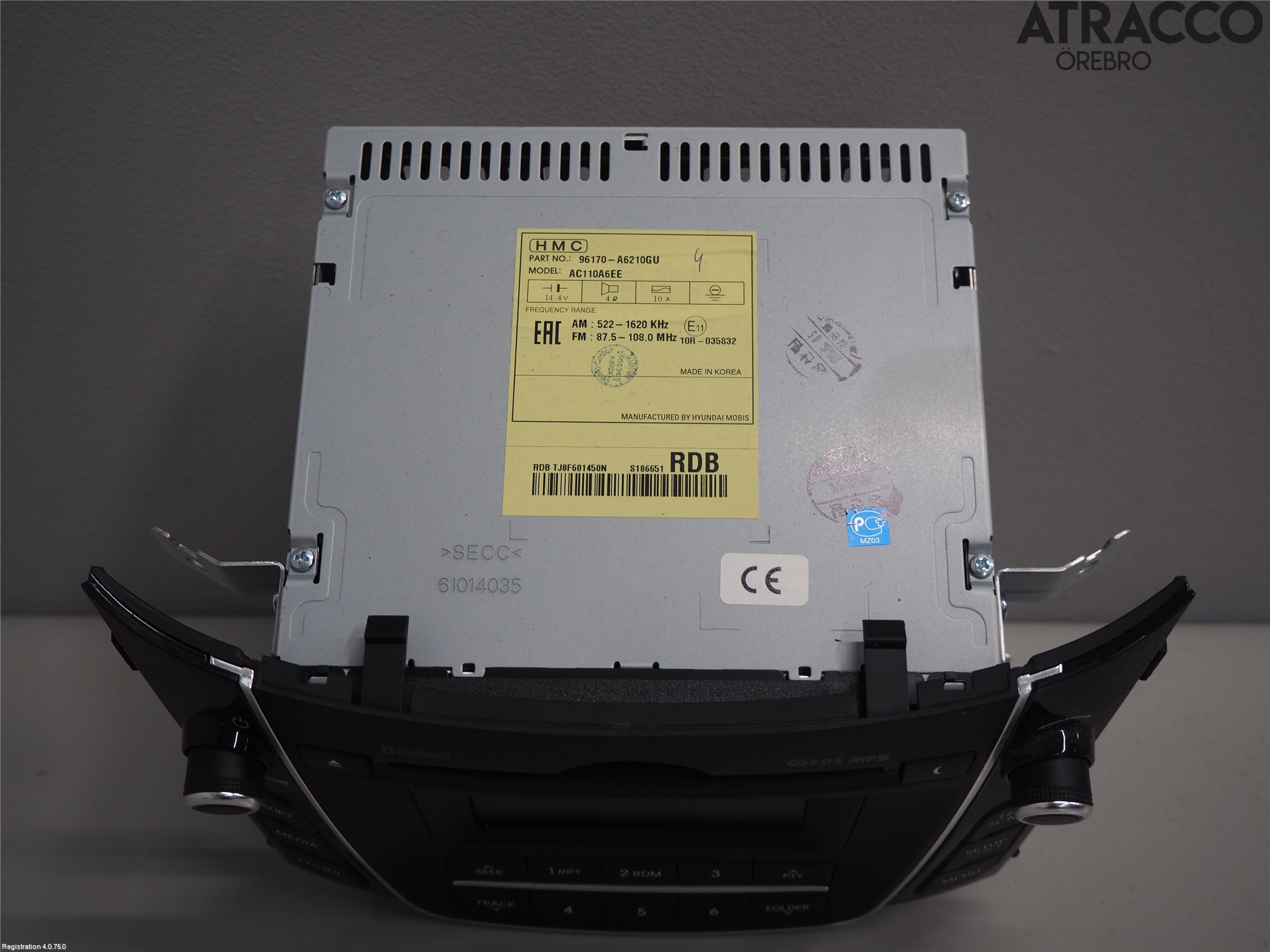 Hyundai i30 GD 13-17 Stereo Radio Med Cd