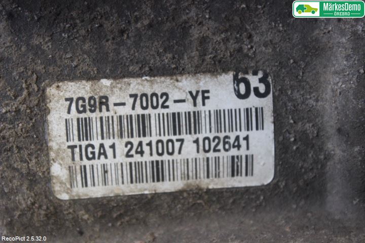 Ford MONDEO 07-15 Gearkasse 6 Trinn