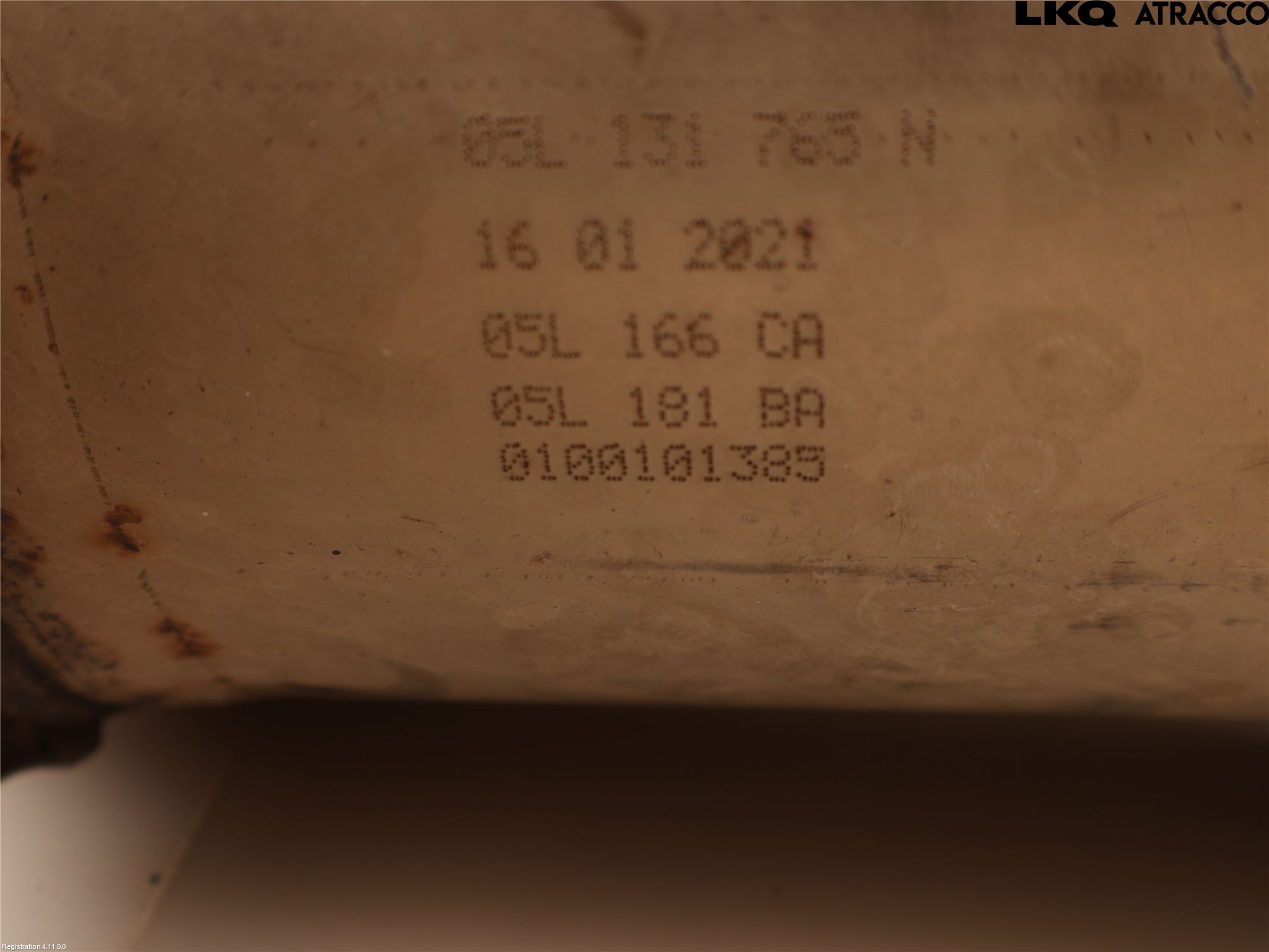 Volkswagen VW CADDY 21- Eksos Partikketfilter