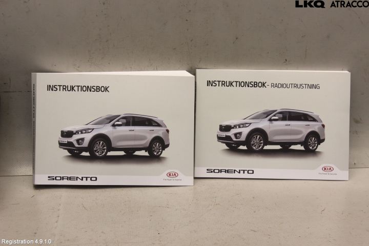 Kia SORENTO 15-20 Instruksjonsbok