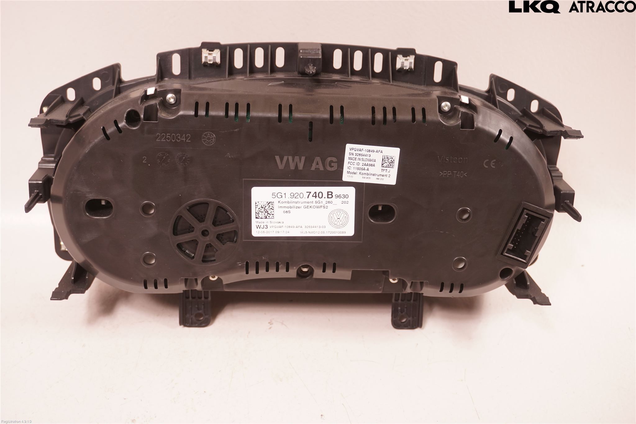 Volkswagen VW GOLF / E-GOLF VII 13-20 Instr Kombinert