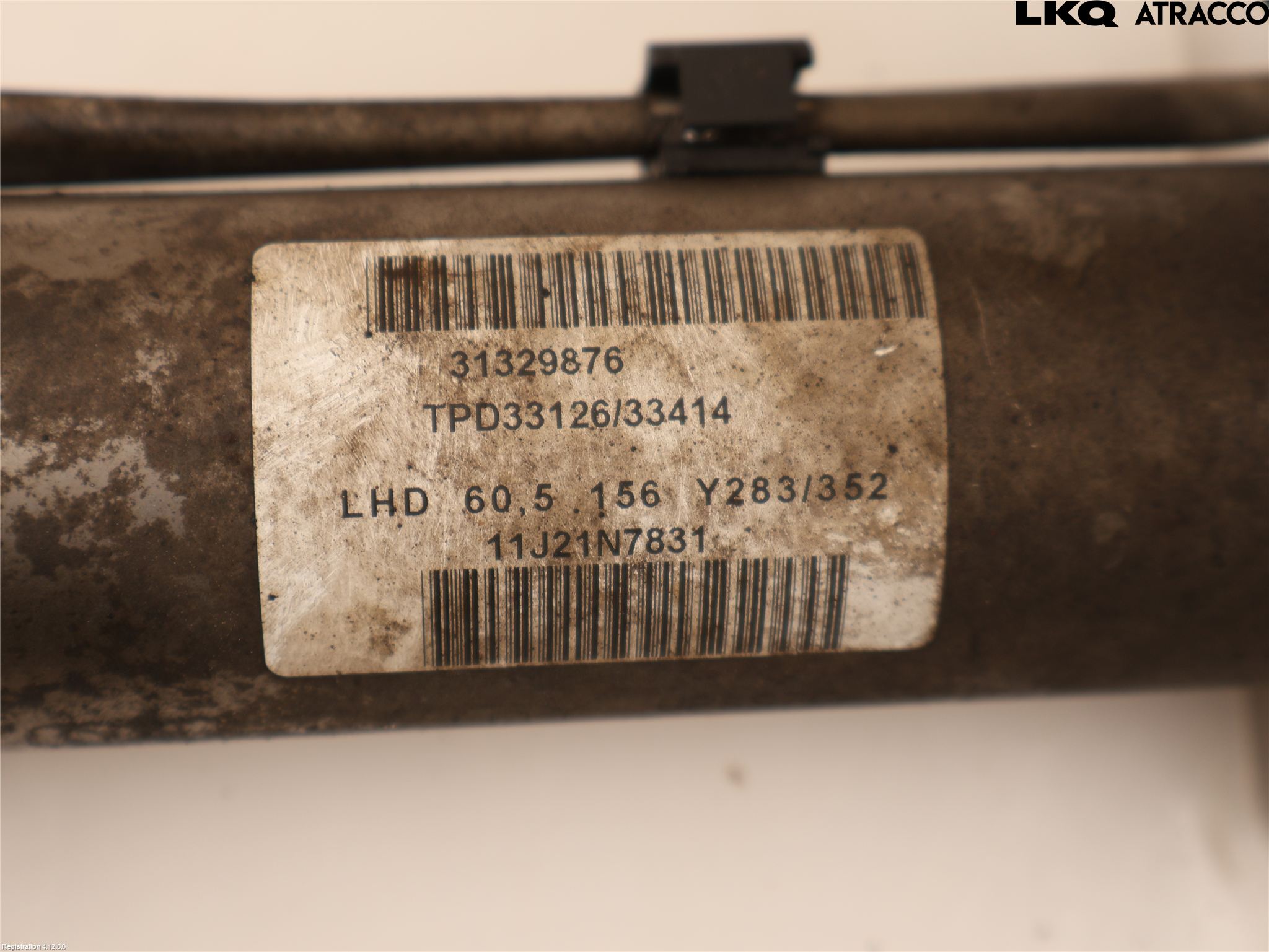 Volvo V60 11-13 Servo Snekke - Tannstang