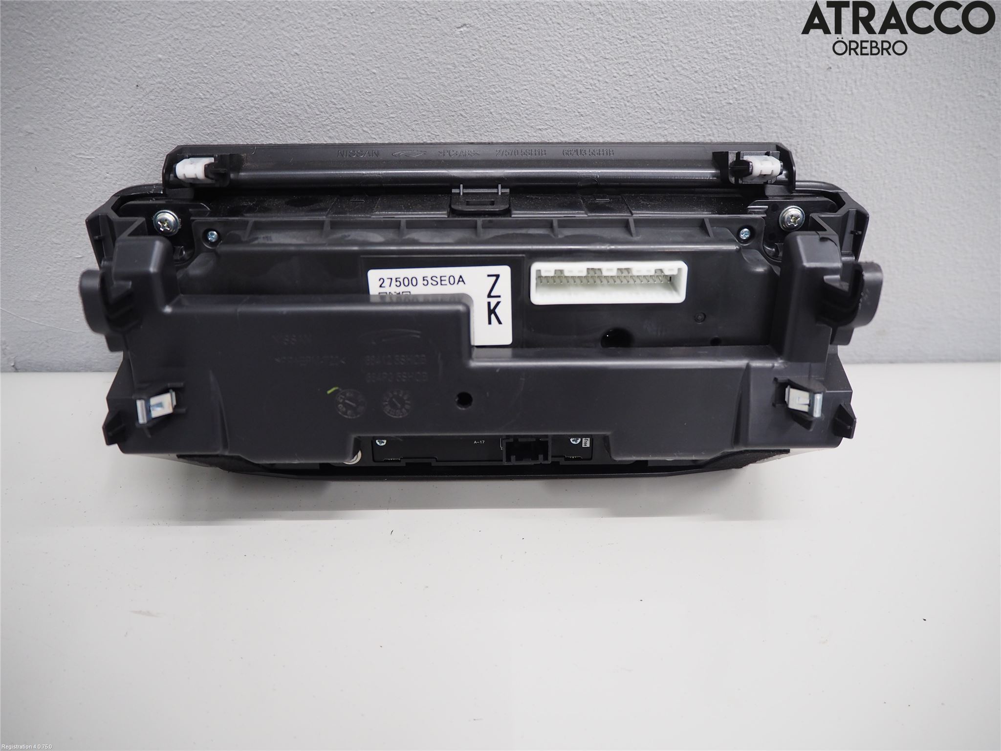 Nissan LEAF 18- Varme Ac Betjening-Display