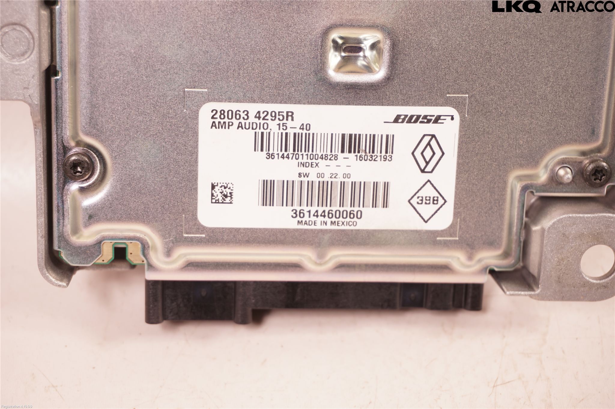 Renault TALISMAN 16-20 Stereo Forsterker