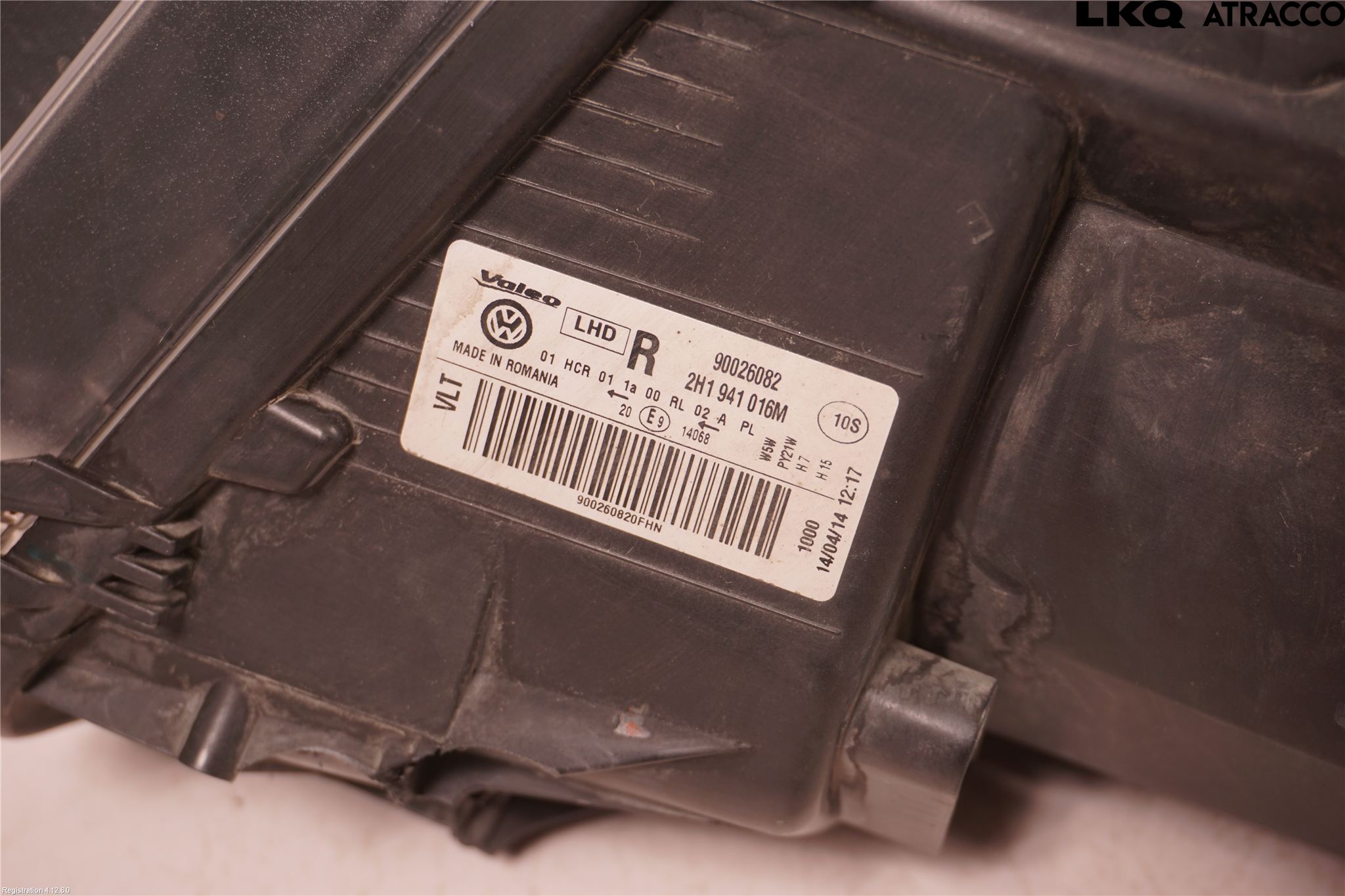 Volkswagen VW AMAROK 2H 10-22 Frontlykt Høyre