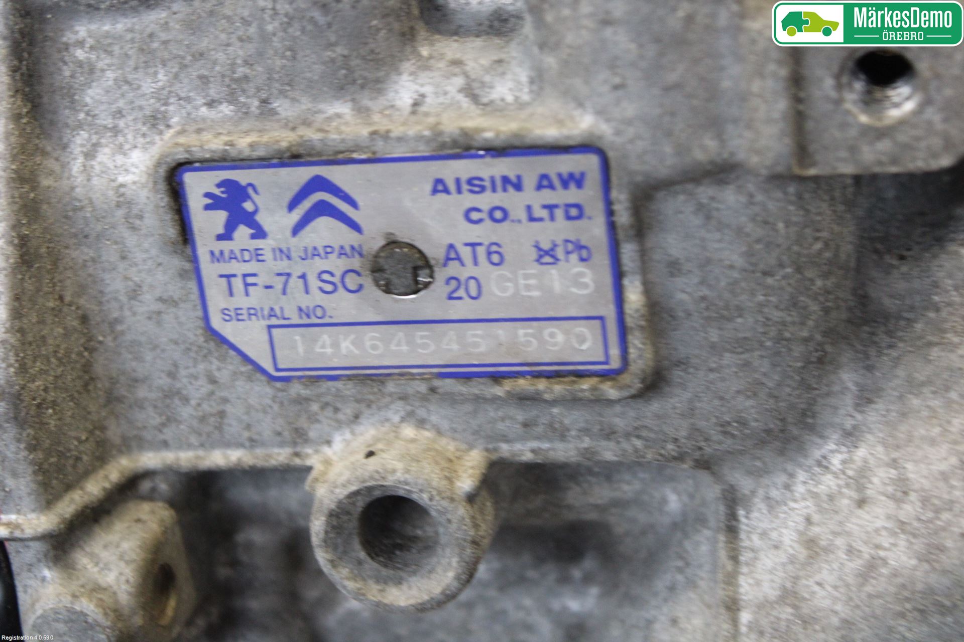 Peugeot 308 14-21 Gearkasse Automat