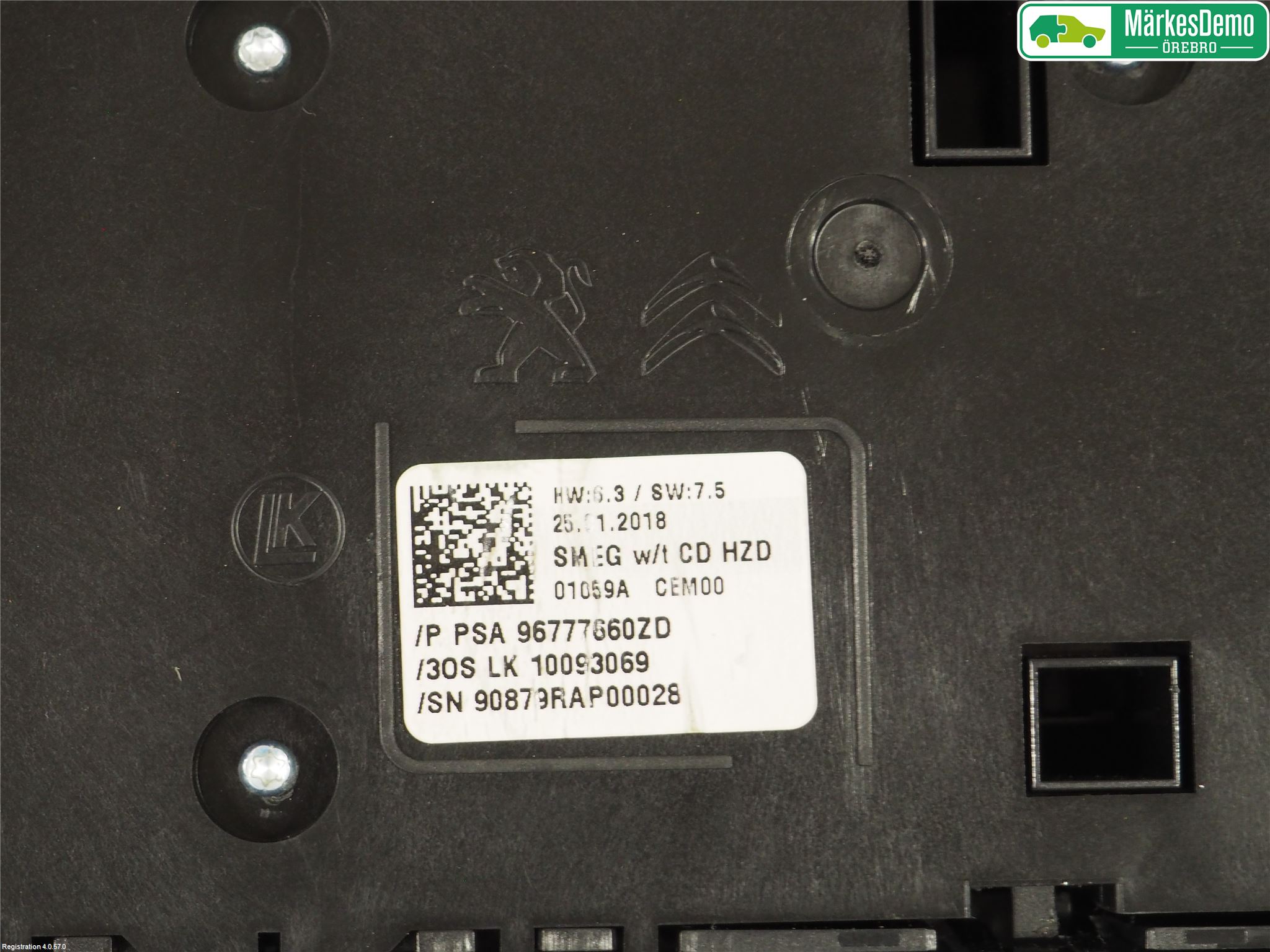 Peugeot 308 14-21 Stereo Radio Med Cd