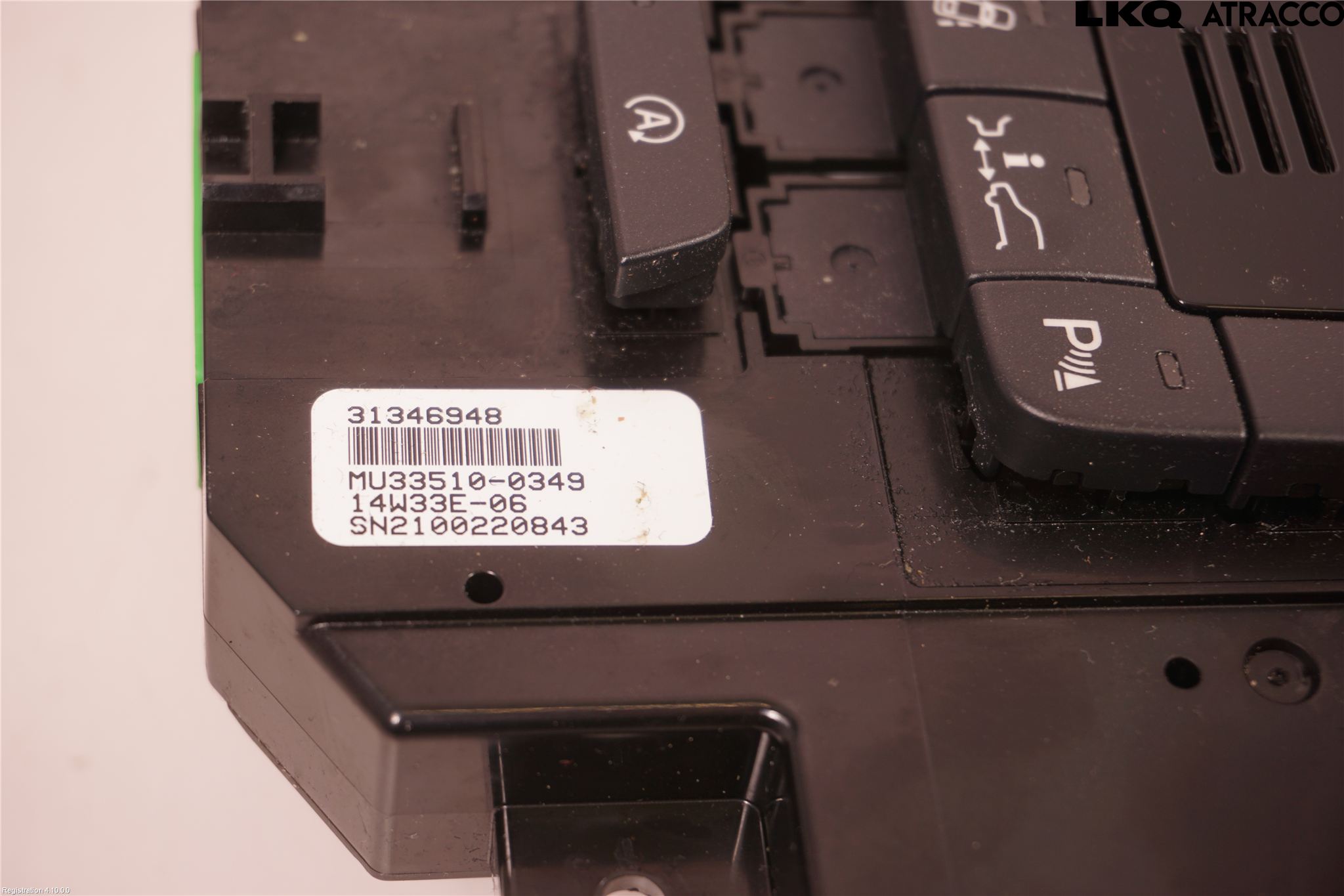 Volvo V40 12-19 Varme Ac Betjening-Display