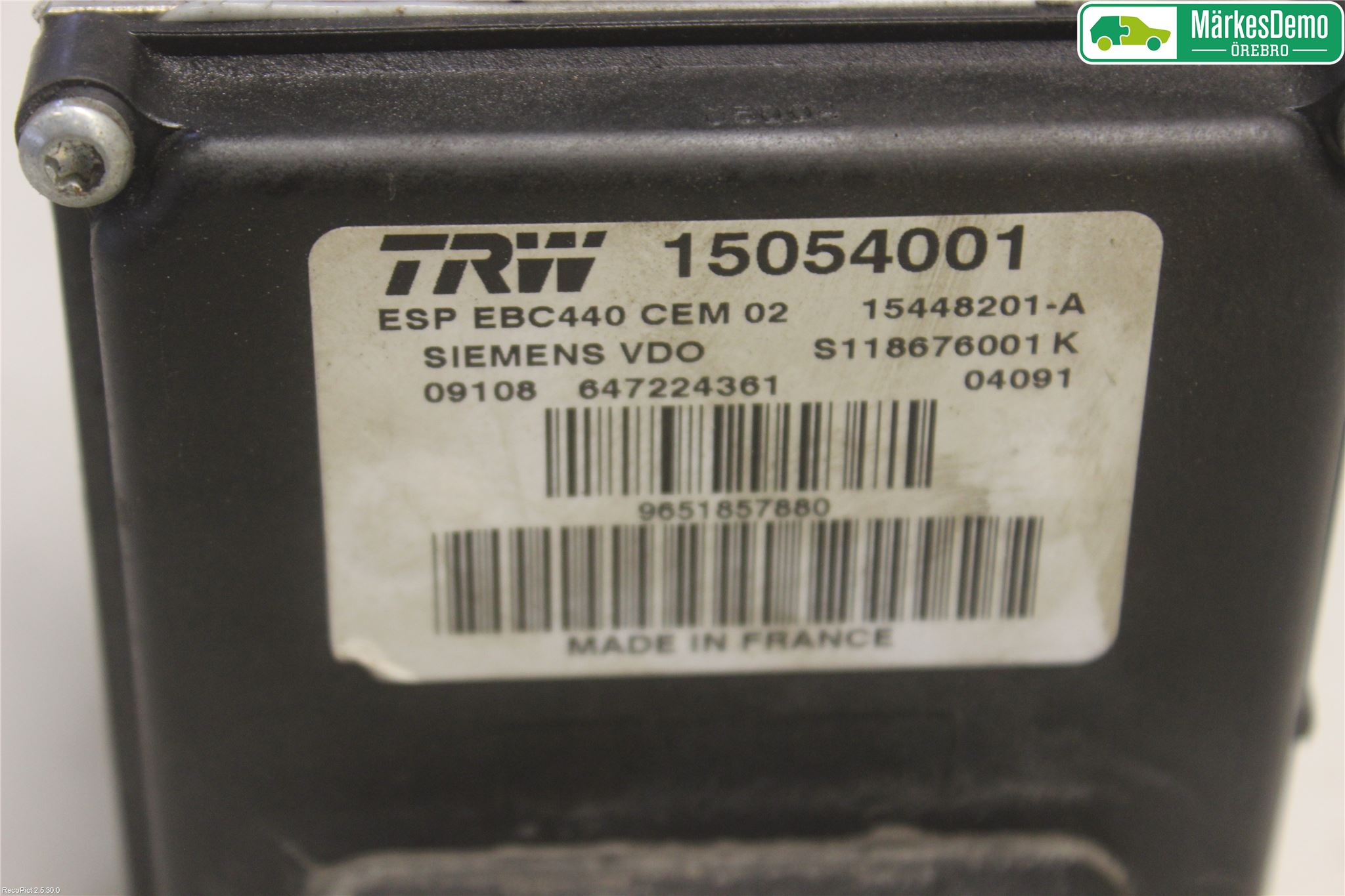 Peugeot 407 Abs Hydraulikkaggregat