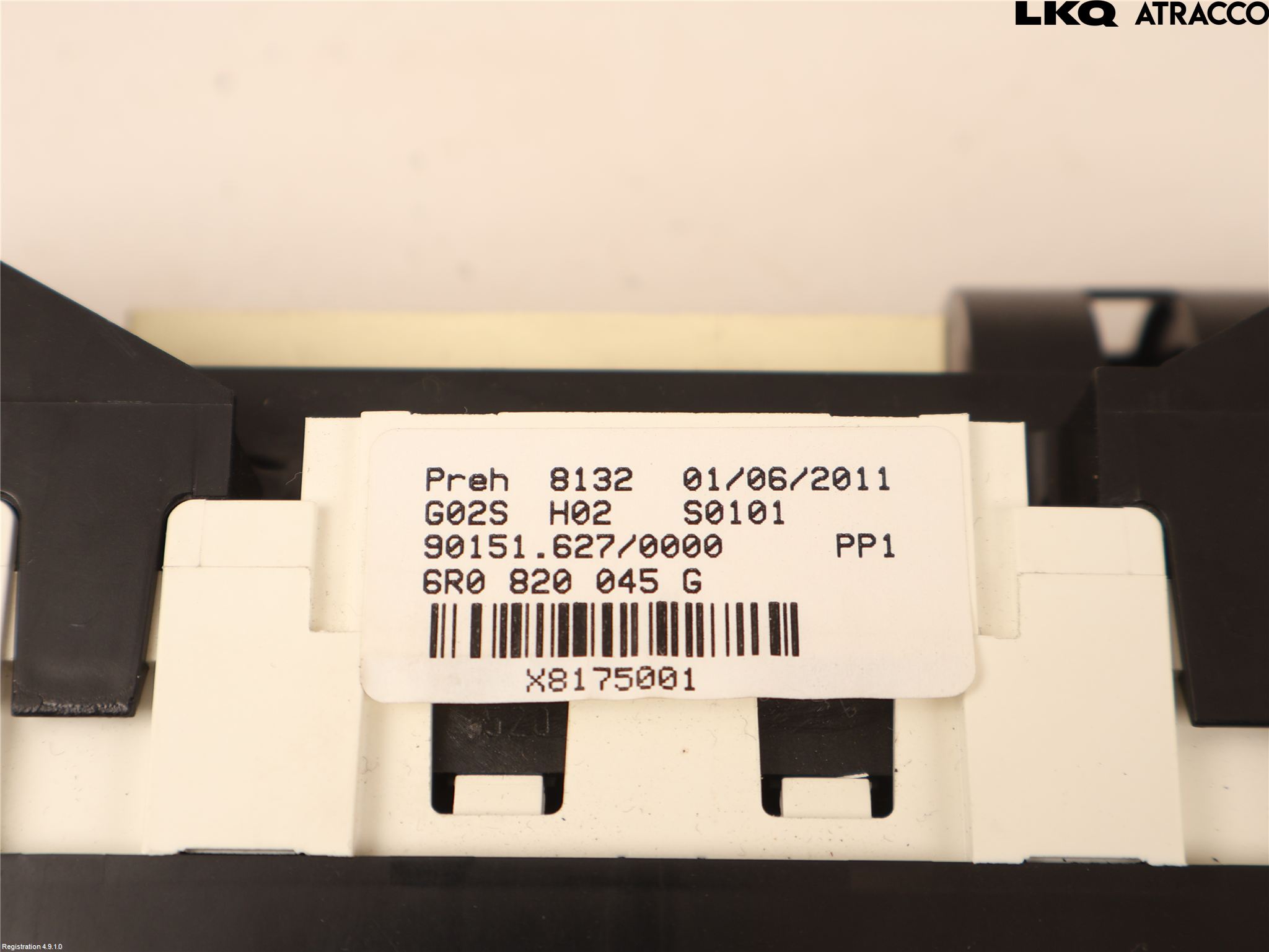 Volkswagen VW POLO 10-17 Varme Ac Betjening-Display