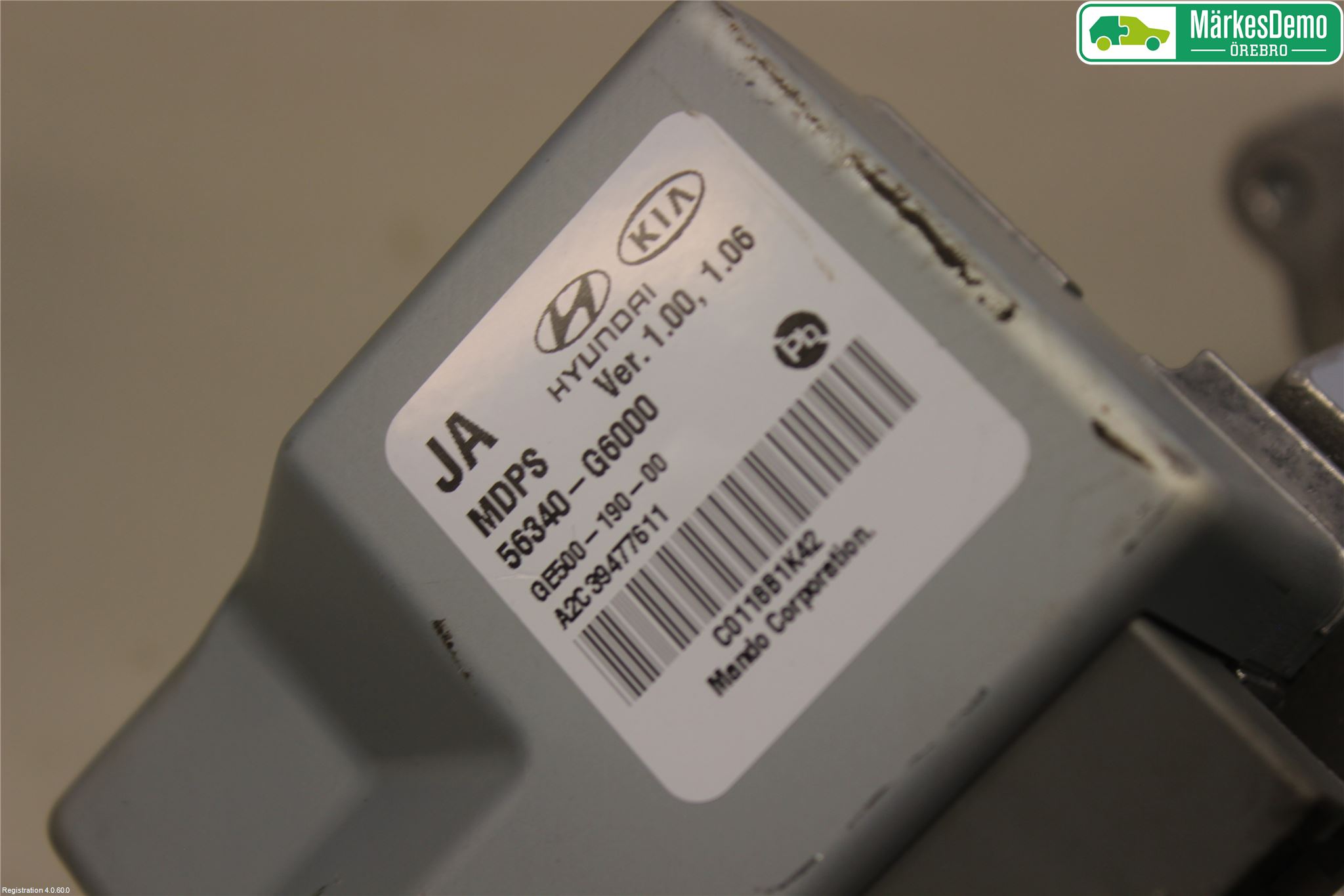 Kia PICANTO 17- Rattakselaggregat Innebygd Servo