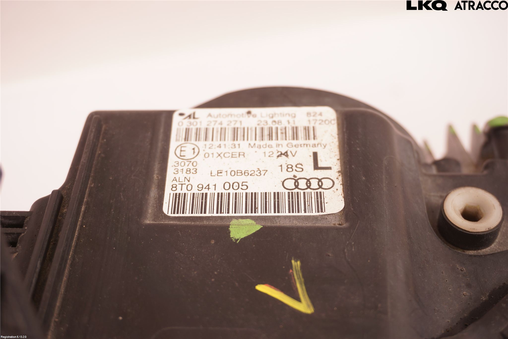 Audi A5 07-16 Frontlykt Venstre