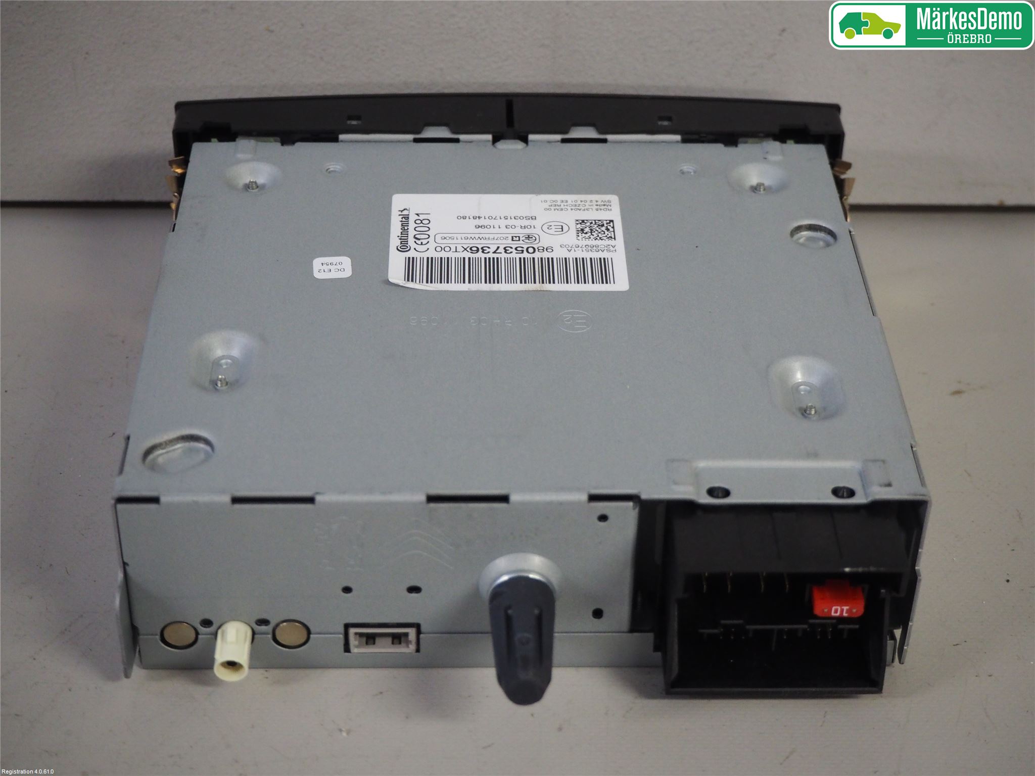Peugeot PARTNER 08-15 Stereo Radio