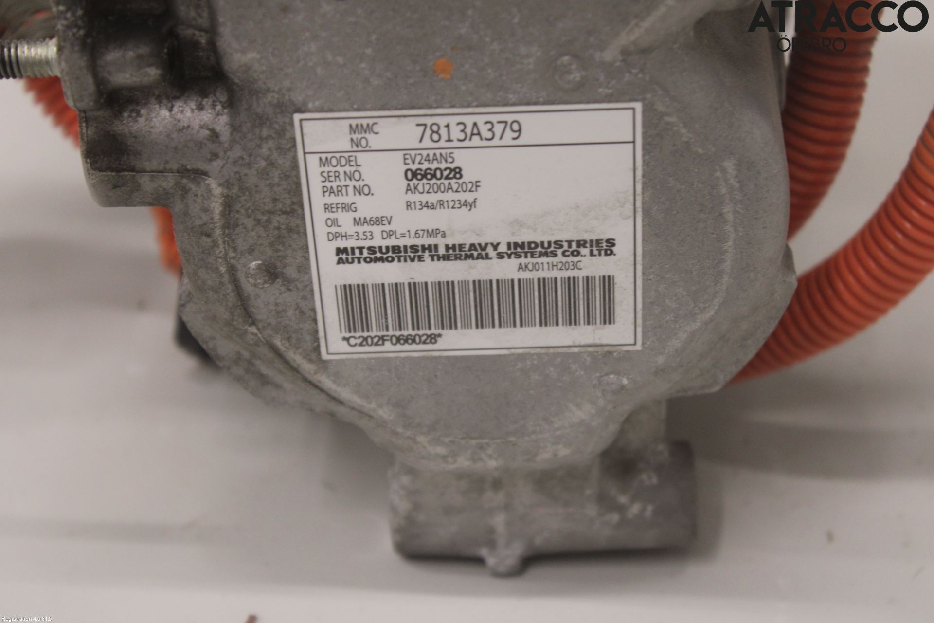 Mitsubishi OUTLANDER 13-21 Varme Ac Kompressor