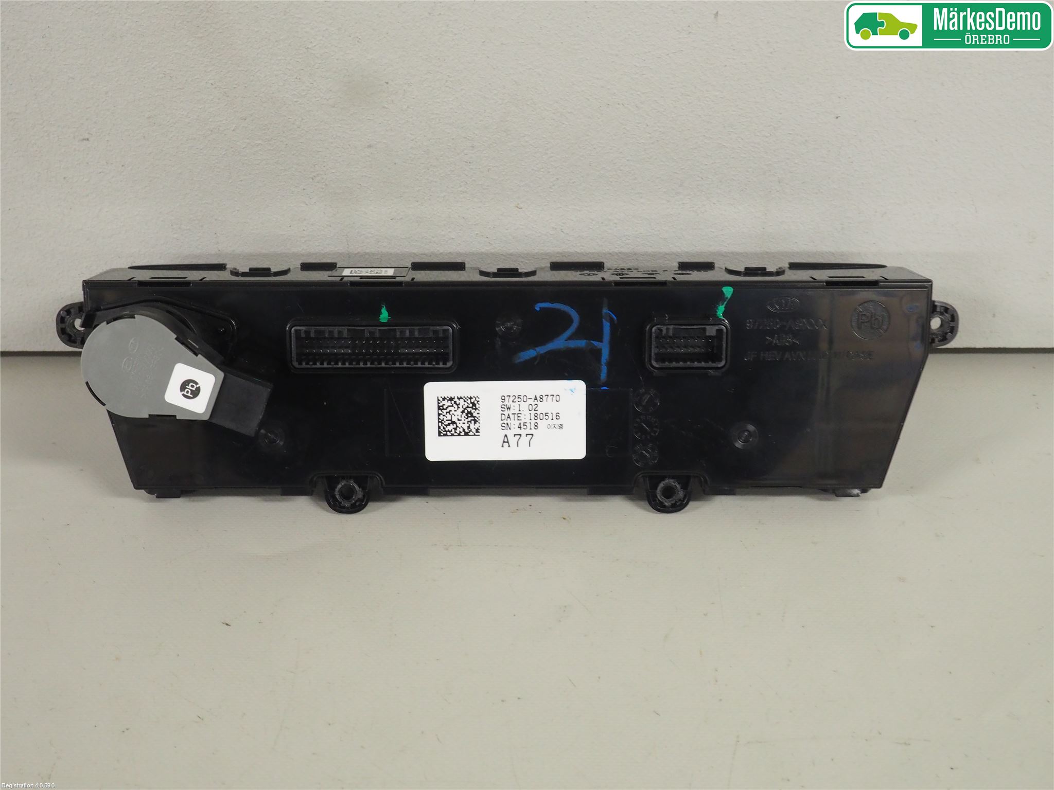 Kia OPTIMA 16-20 Varme Ac Betjening-Display