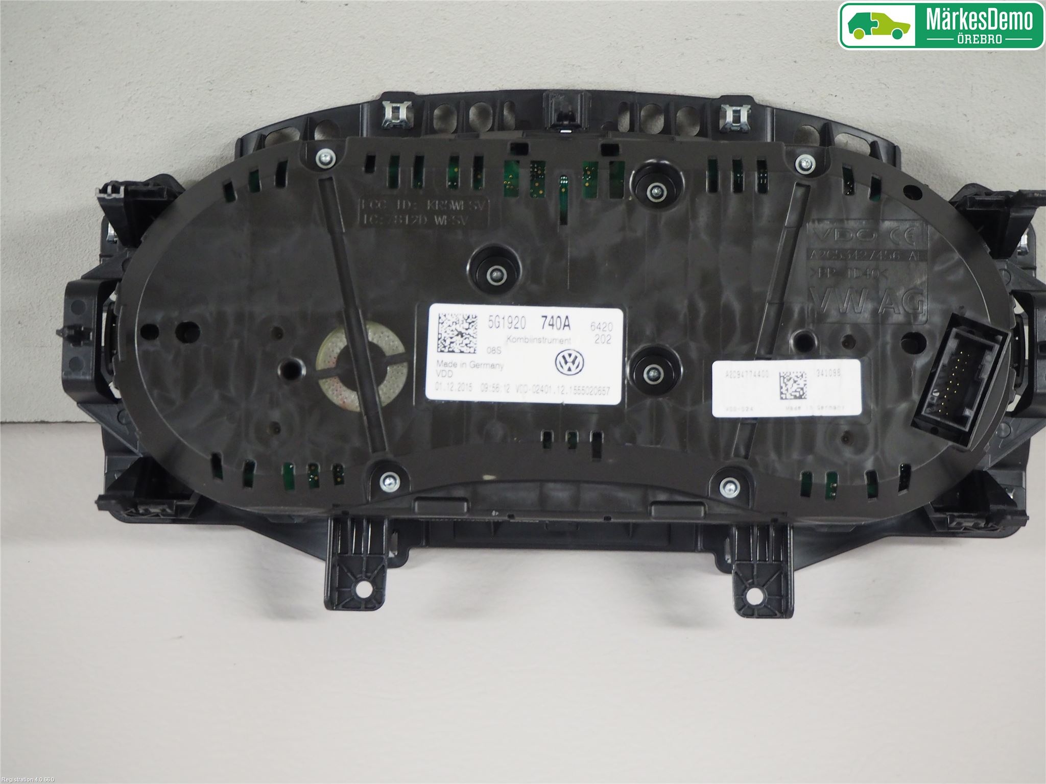 Volkswagen VW GOLF / E-GOLF VII 13-20 Instr Kombinert
