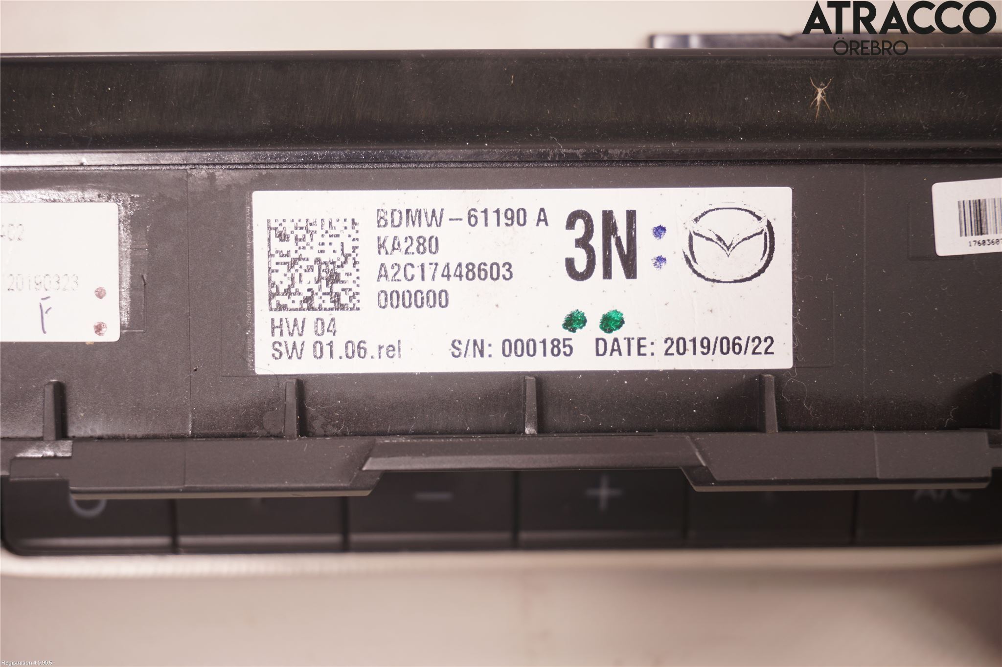 Mazda CX-30 20- Varme Ac Betjening-Display