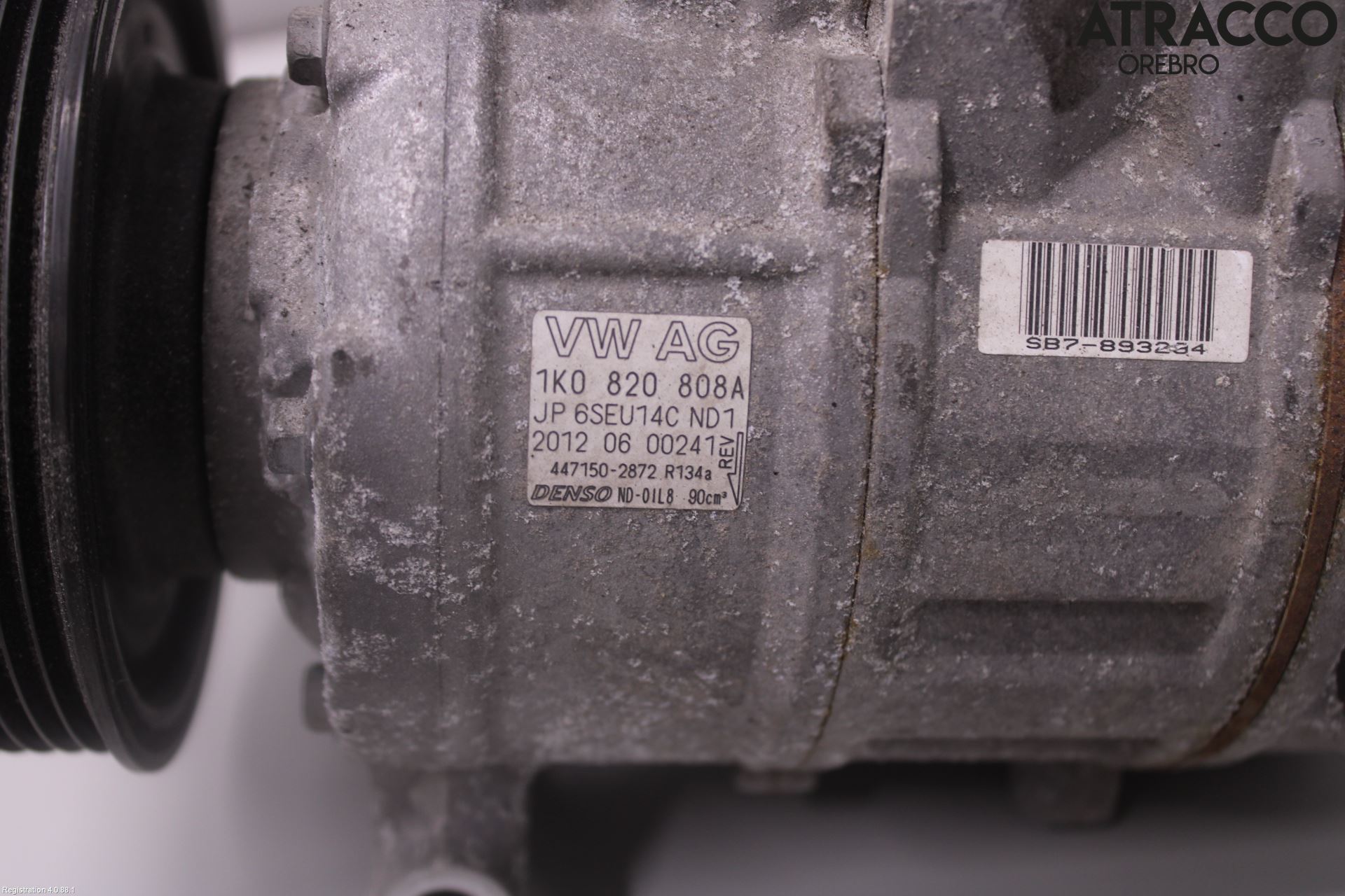 Volkswagen VW TIGUAN 07-16 Varme Ac Kompressor