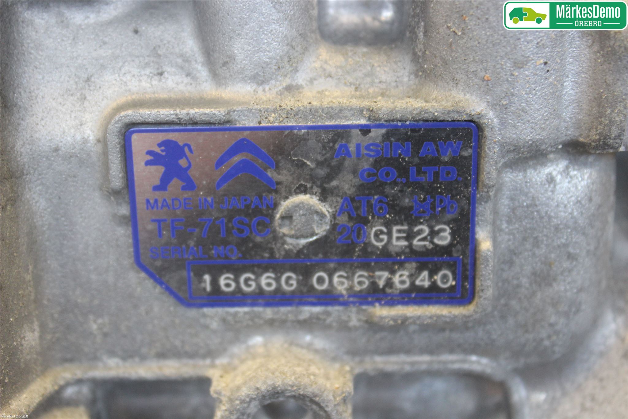 Peugeot 308 14-21 Gearkasse Automat