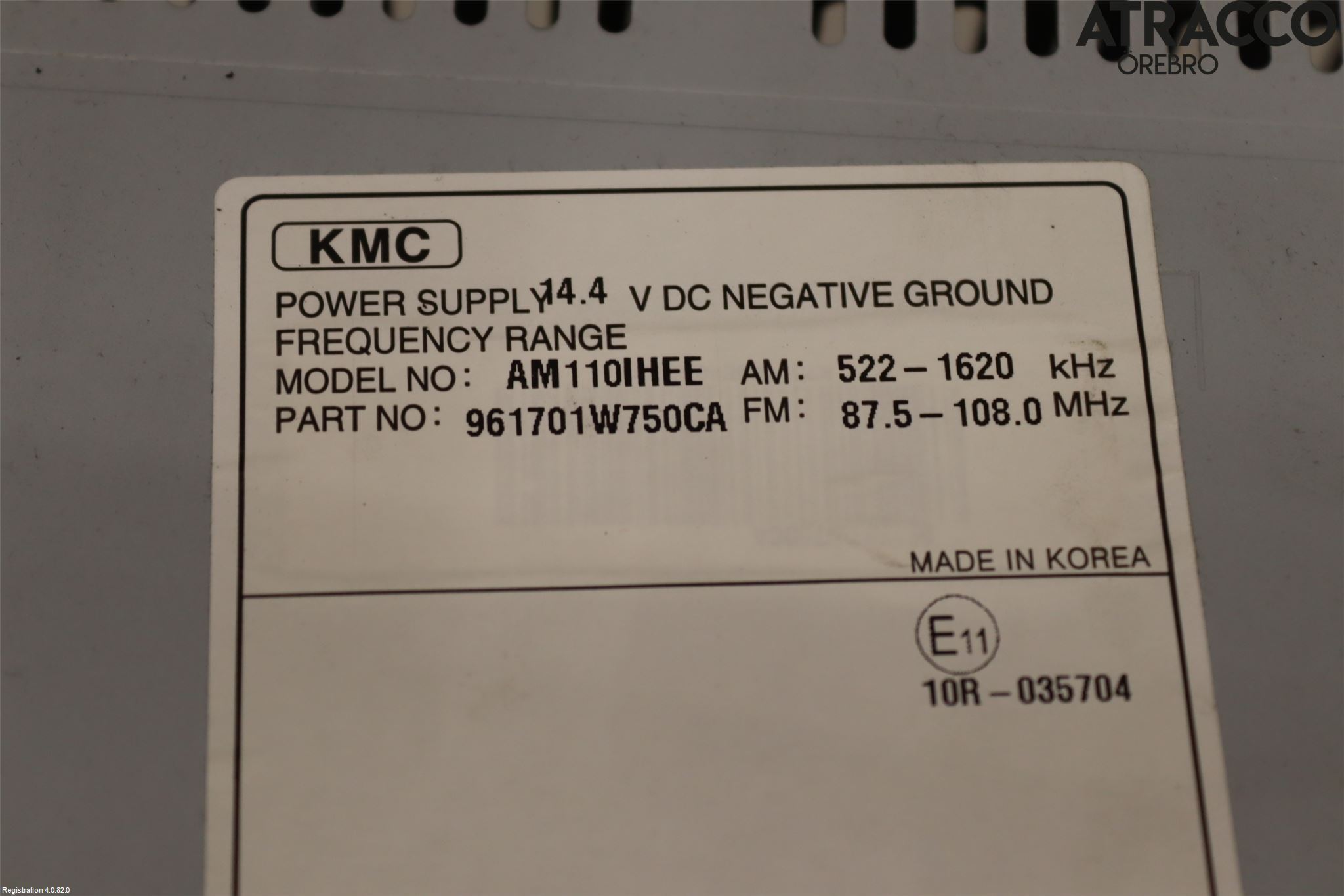Kia RIO 12-16 Stereo Radio