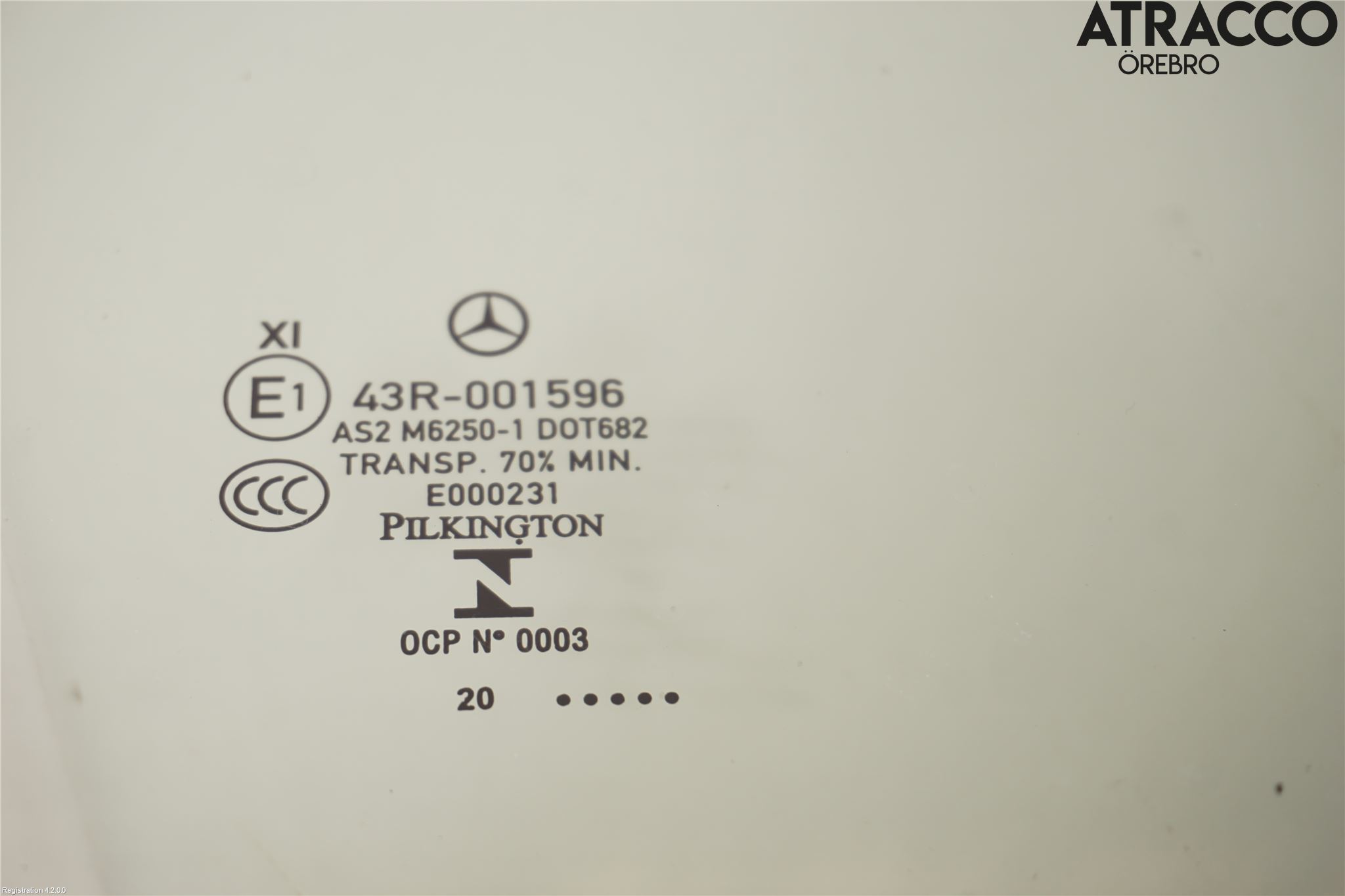 Mercedes-Benz MB C-KLASS (W205) 14-21 Dørrute Foran Høyre 4 Dørs
