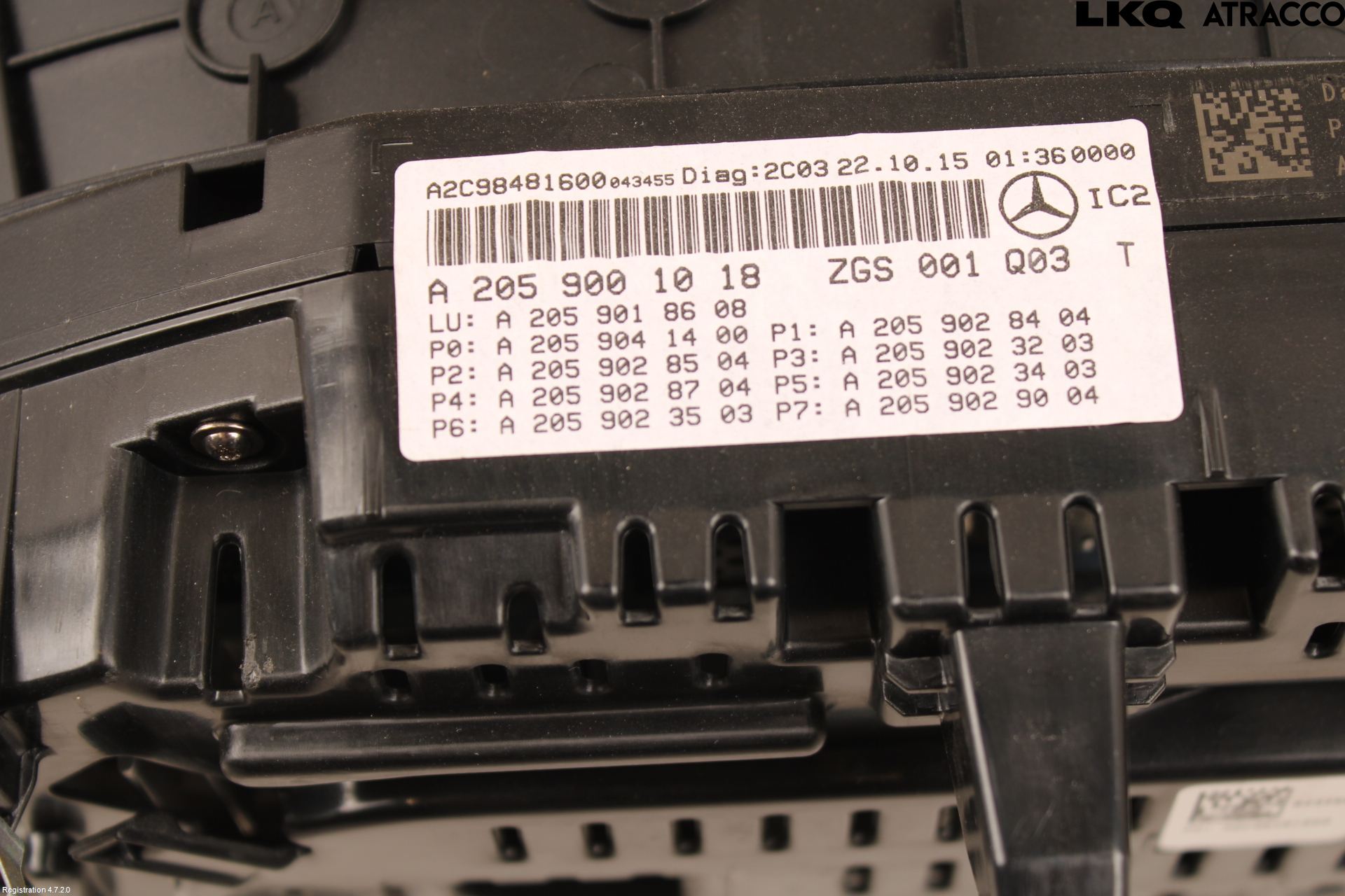 Mercedes-Benz MB GLC-KLASS (X253/C253) 15-22 Instr Kombinert