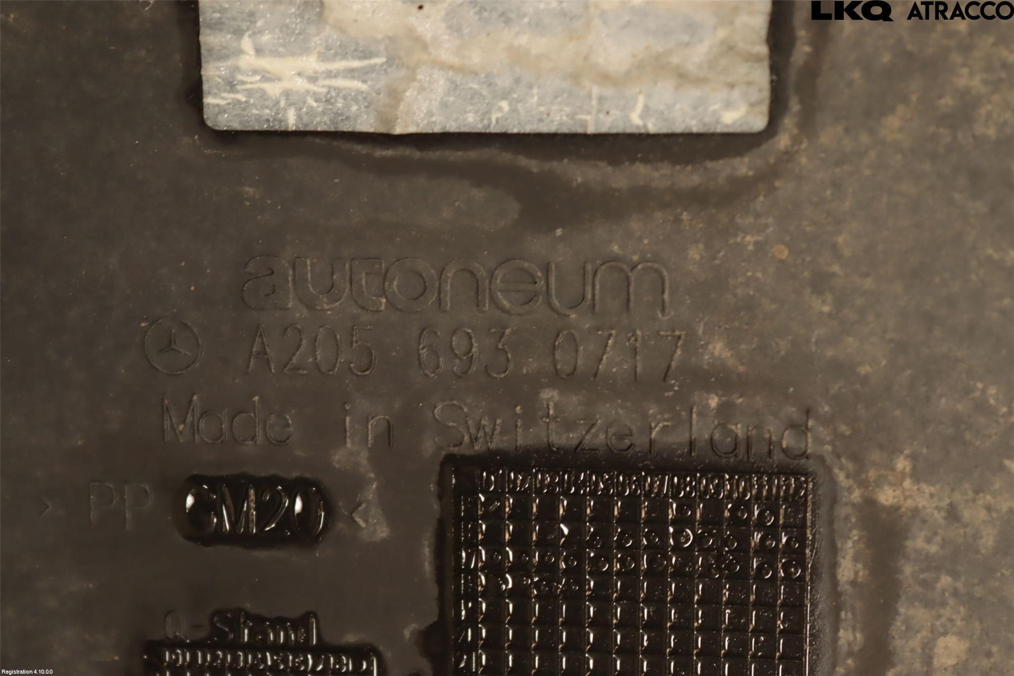 Mercedes-Benz MB C-KLASS (W205) 14-21 Bunnplate U Motor-Gear-Dørk