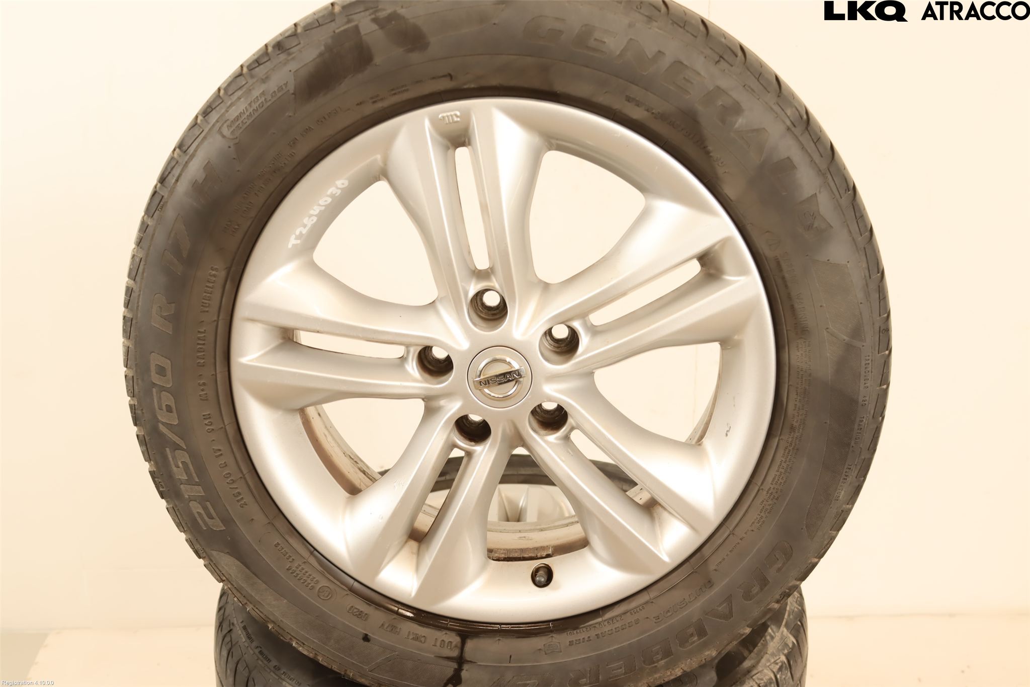Nissan QASHQAI+2  10-14 Dekk Sommer På Alu Felg 4Stk