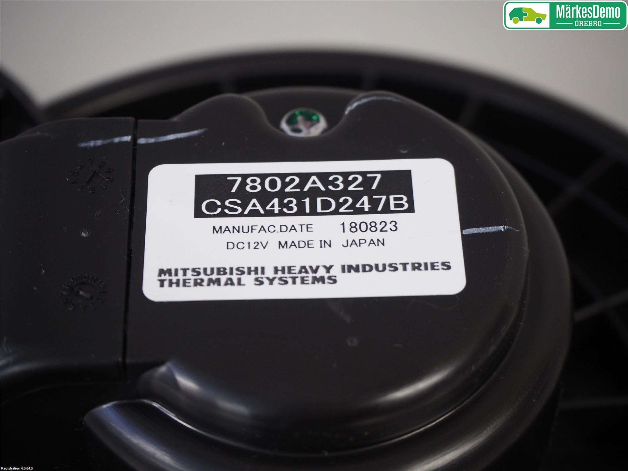 Mitsubishi OUTLANDER 13-21 Varme Ac Varmeapparatvifte