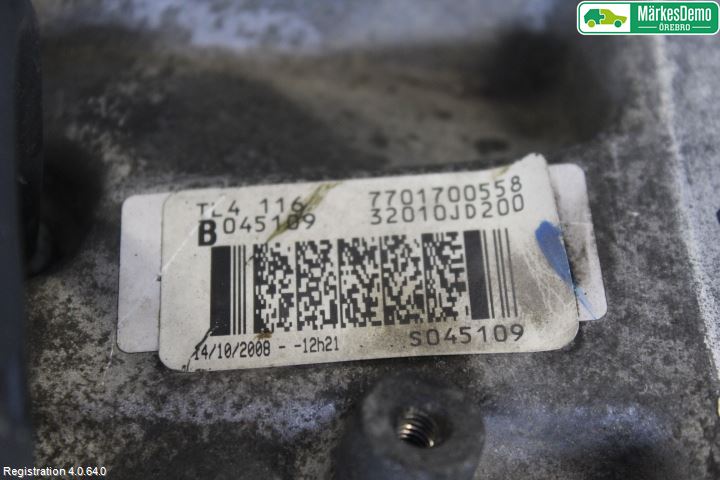Nissan QASHQAI+2  08-10 Gearkasse 6 Trinn