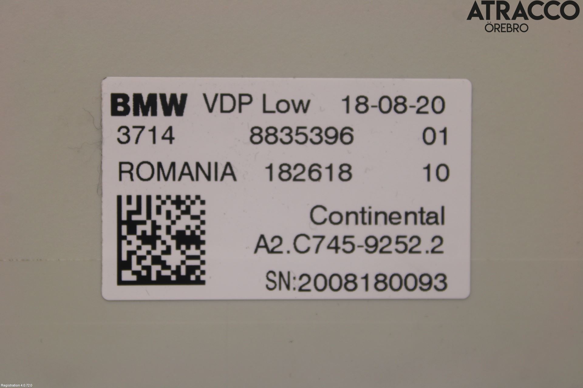 BMW 5 G30/G31/F90 17-23 Styreenhet Fjæring