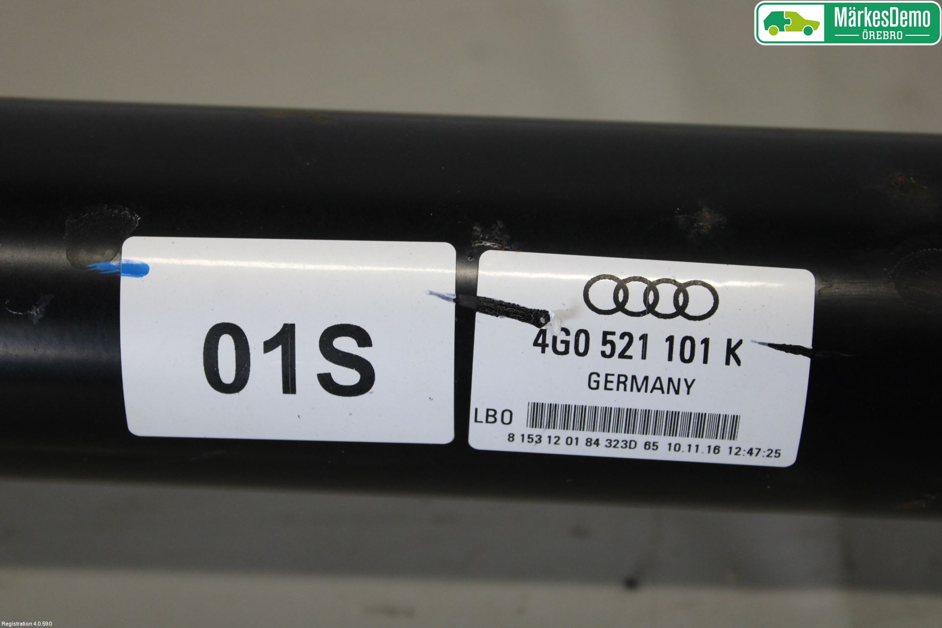 Audi A6/S6 4G 11-18 Mellomaksel Kompl