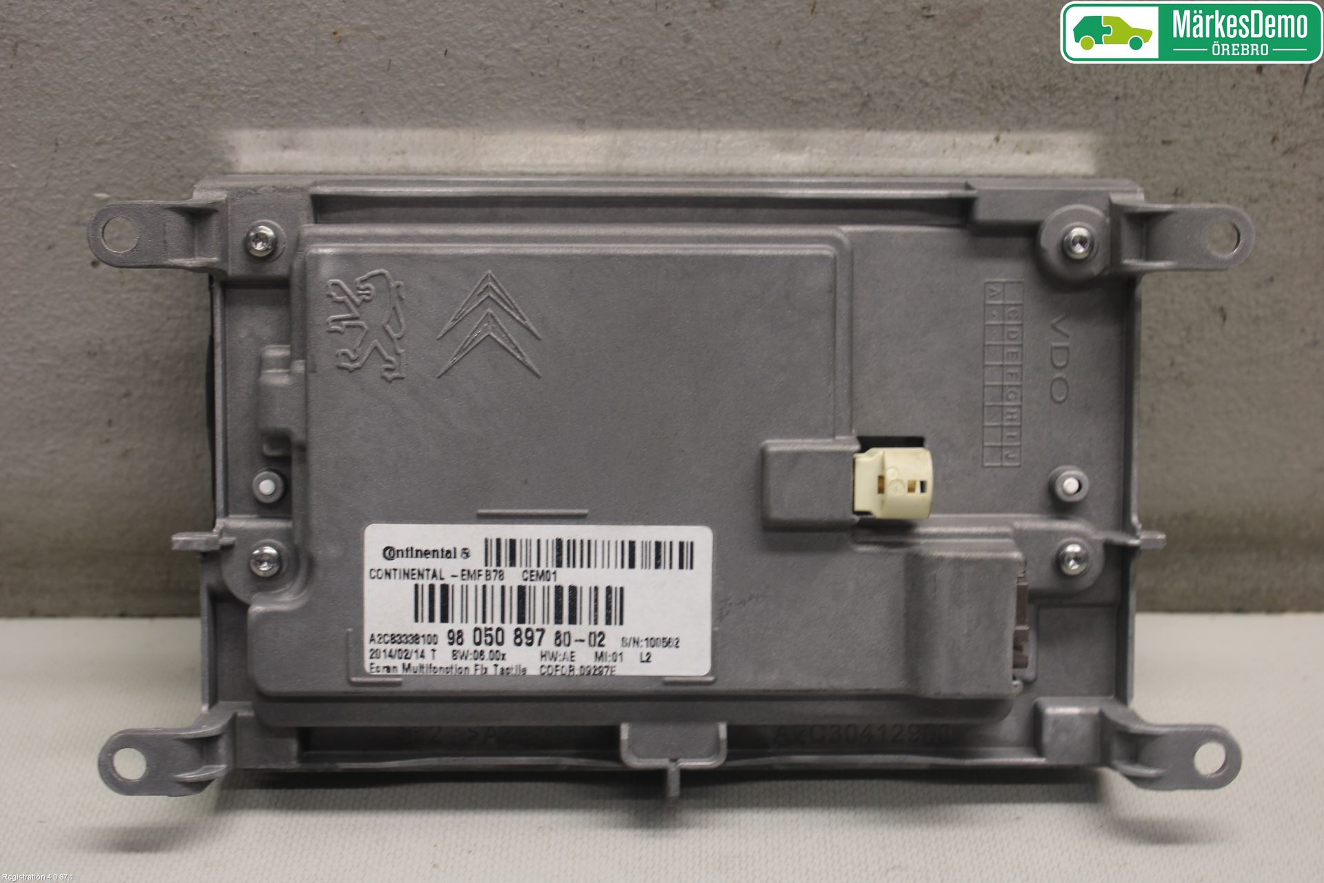 Citroen C4 GRAND PICASSO 14-18 Kjørecomputer