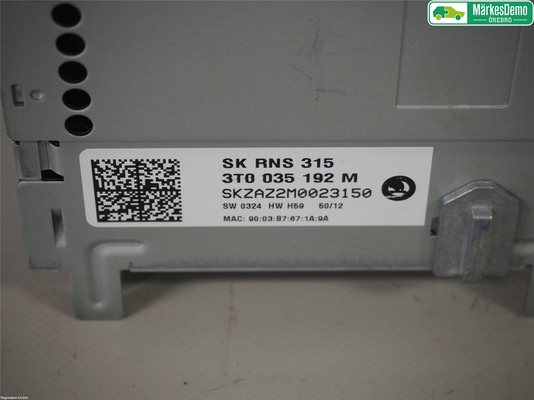 Skoda OCTAVIA (1Z) 05-13 Stereo Radio Med Cd