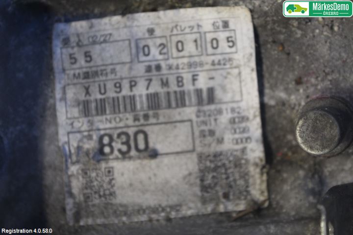 Toyota VERSO-S 11-16 Gearkasse 6 Trinn