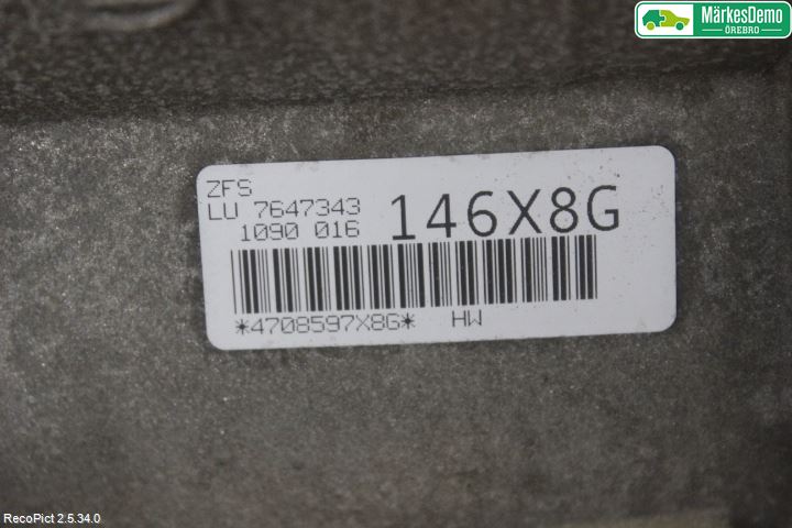 BMW 3 F30/F31/F80 12-19 Gearkasse Automat